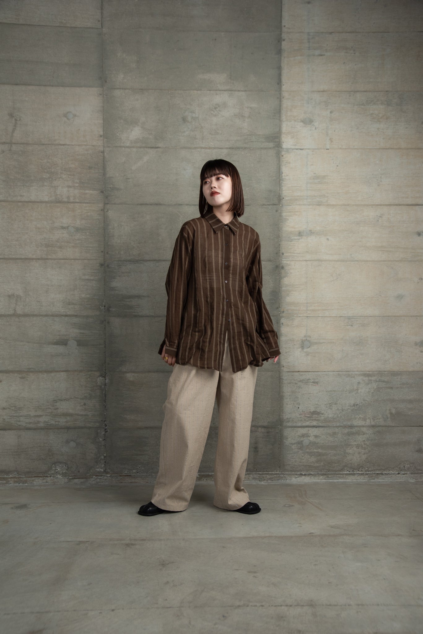 soft touch stripe shirt