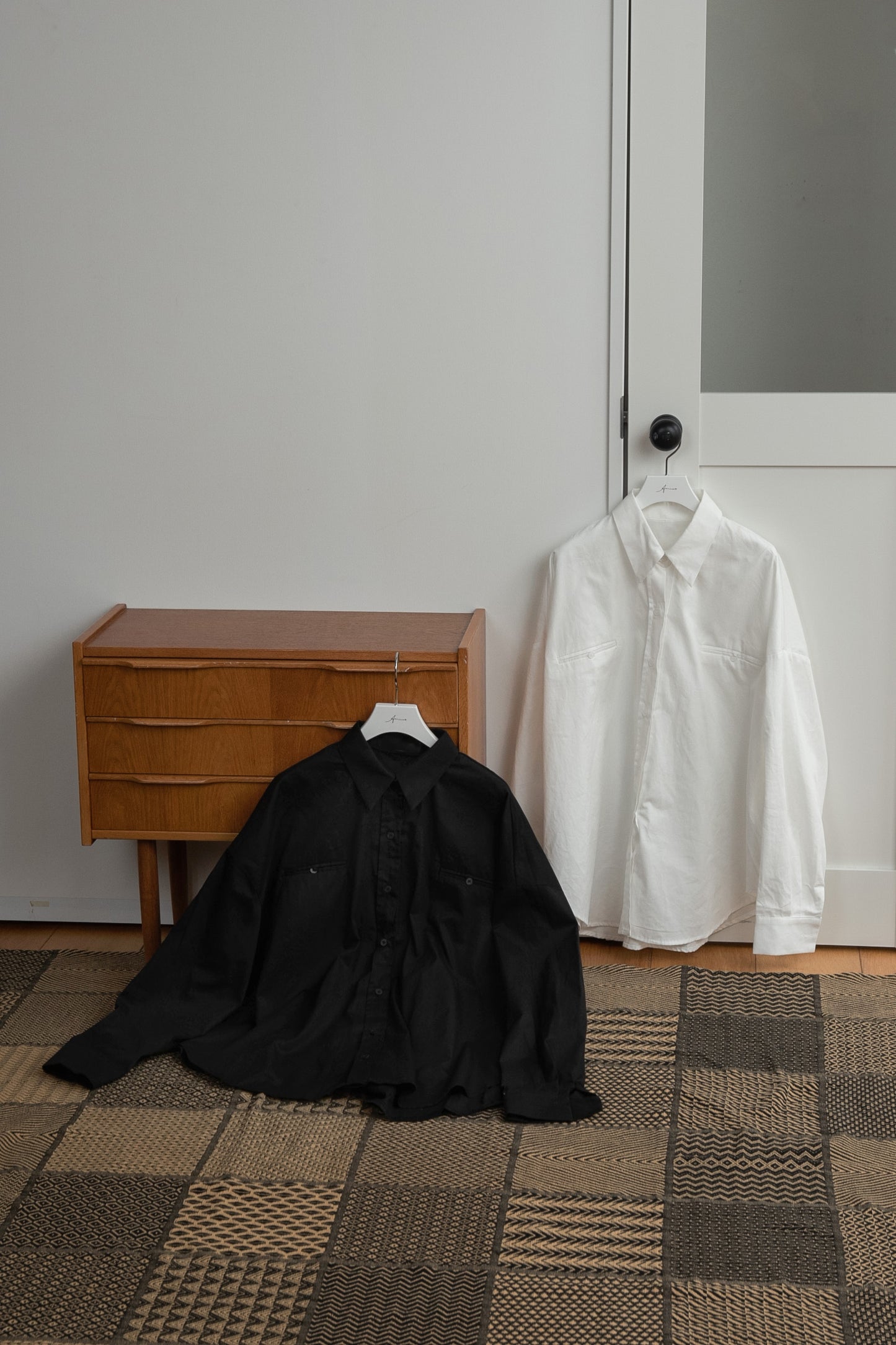 two pocket over loose shirt