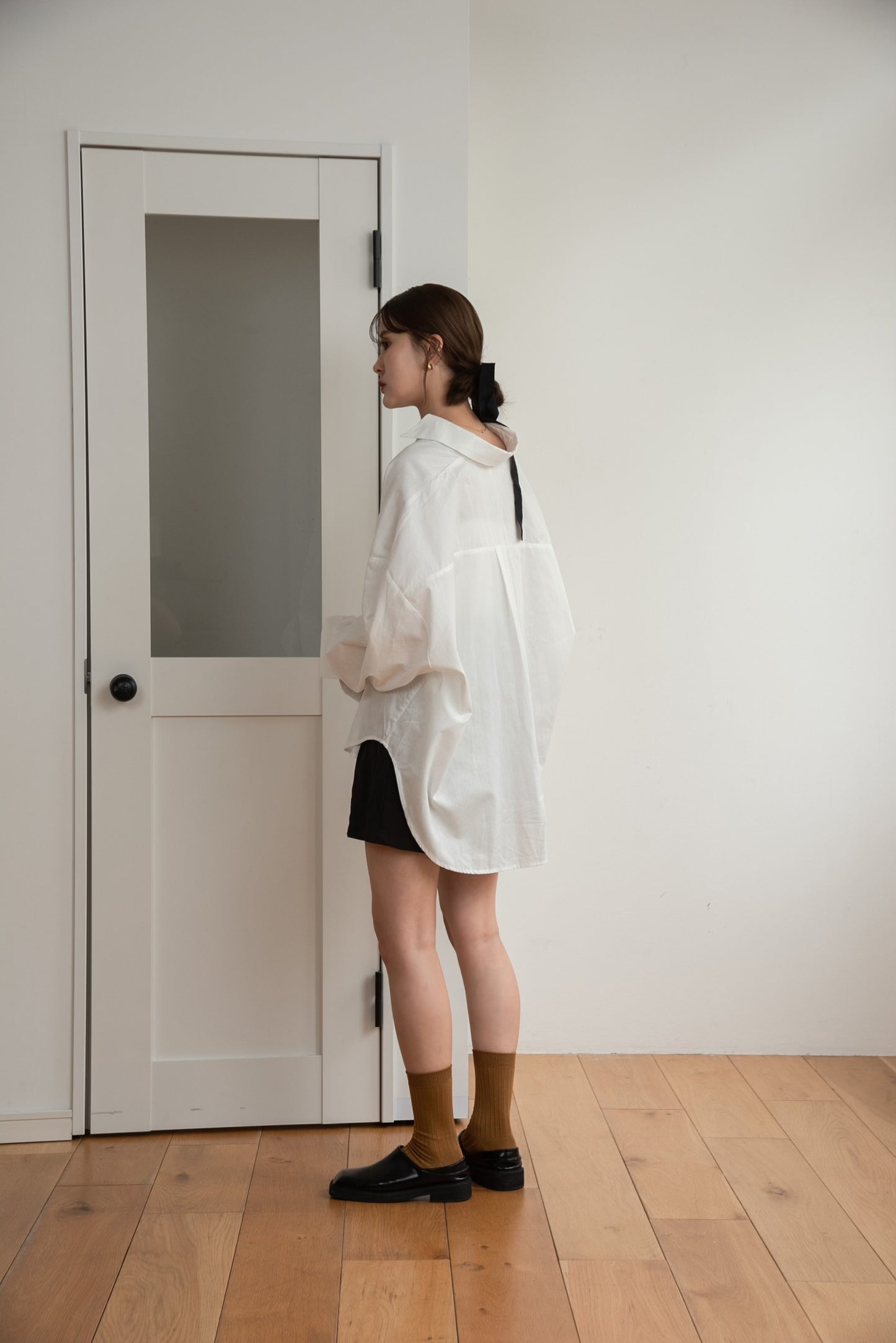two pocket over loose shirt