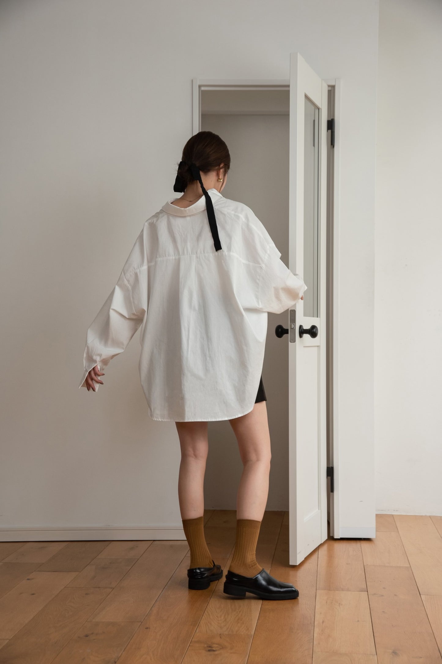 two pocket over loose shirt