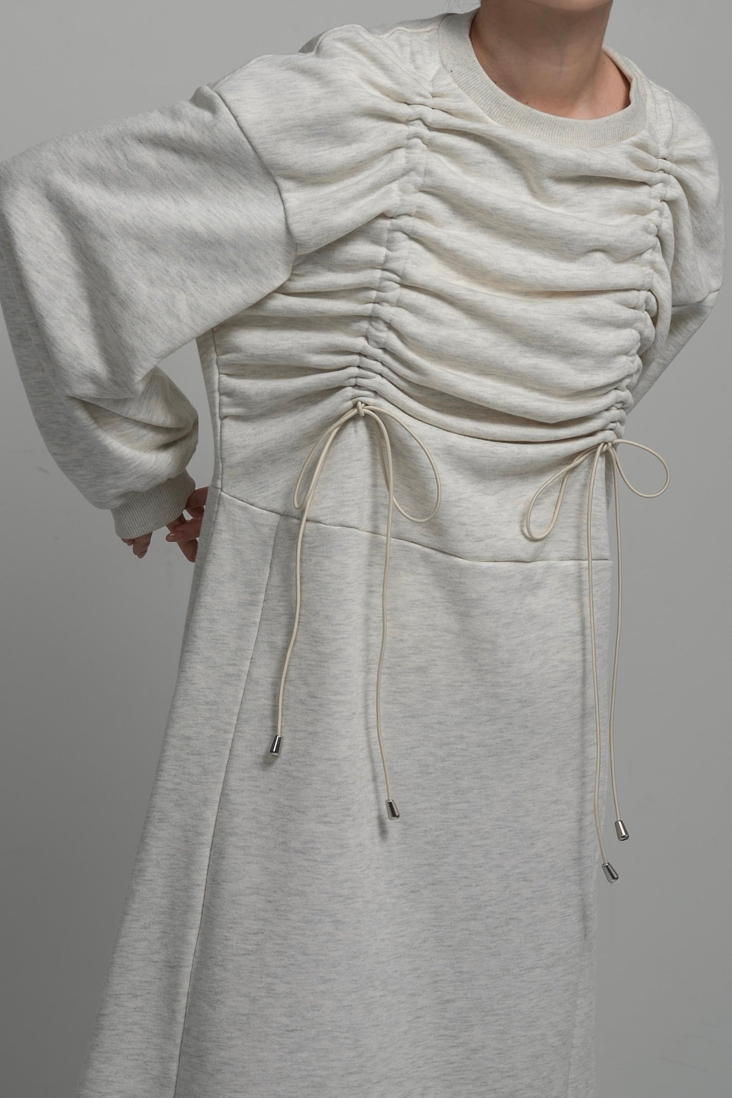 front arrange gather sweat op