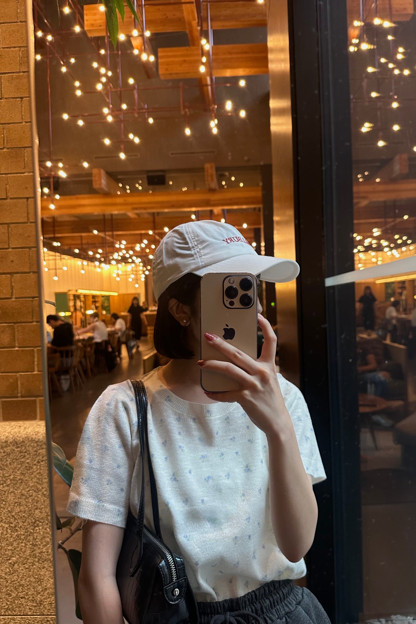 accent bi color embroidery cap