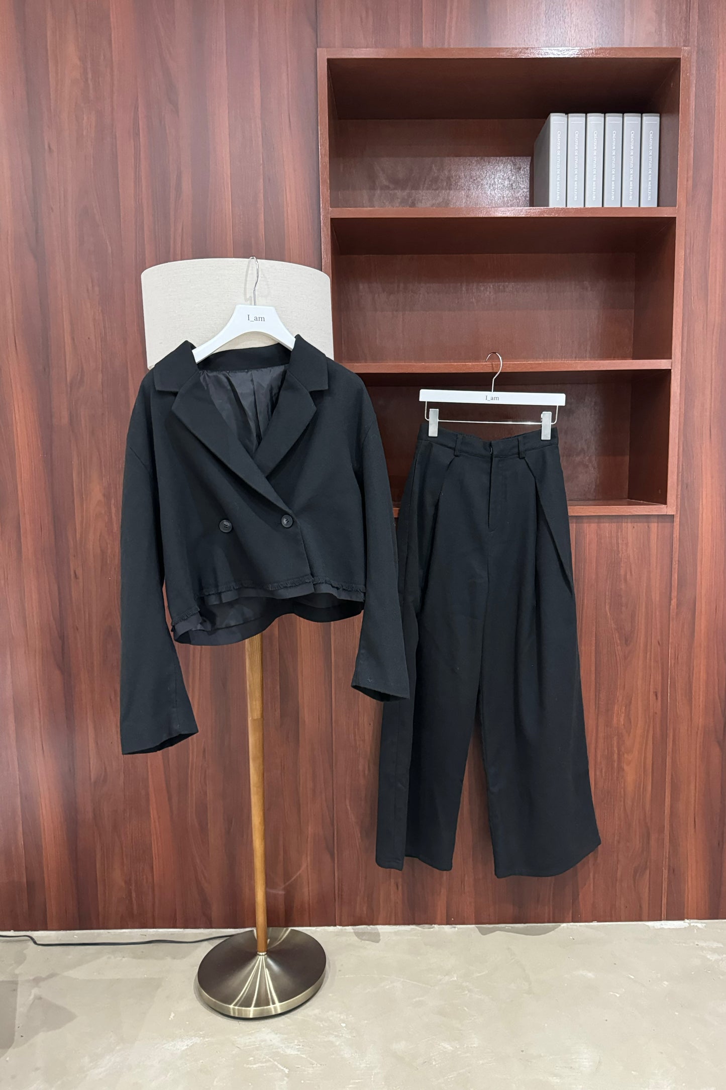 wide tuck pants