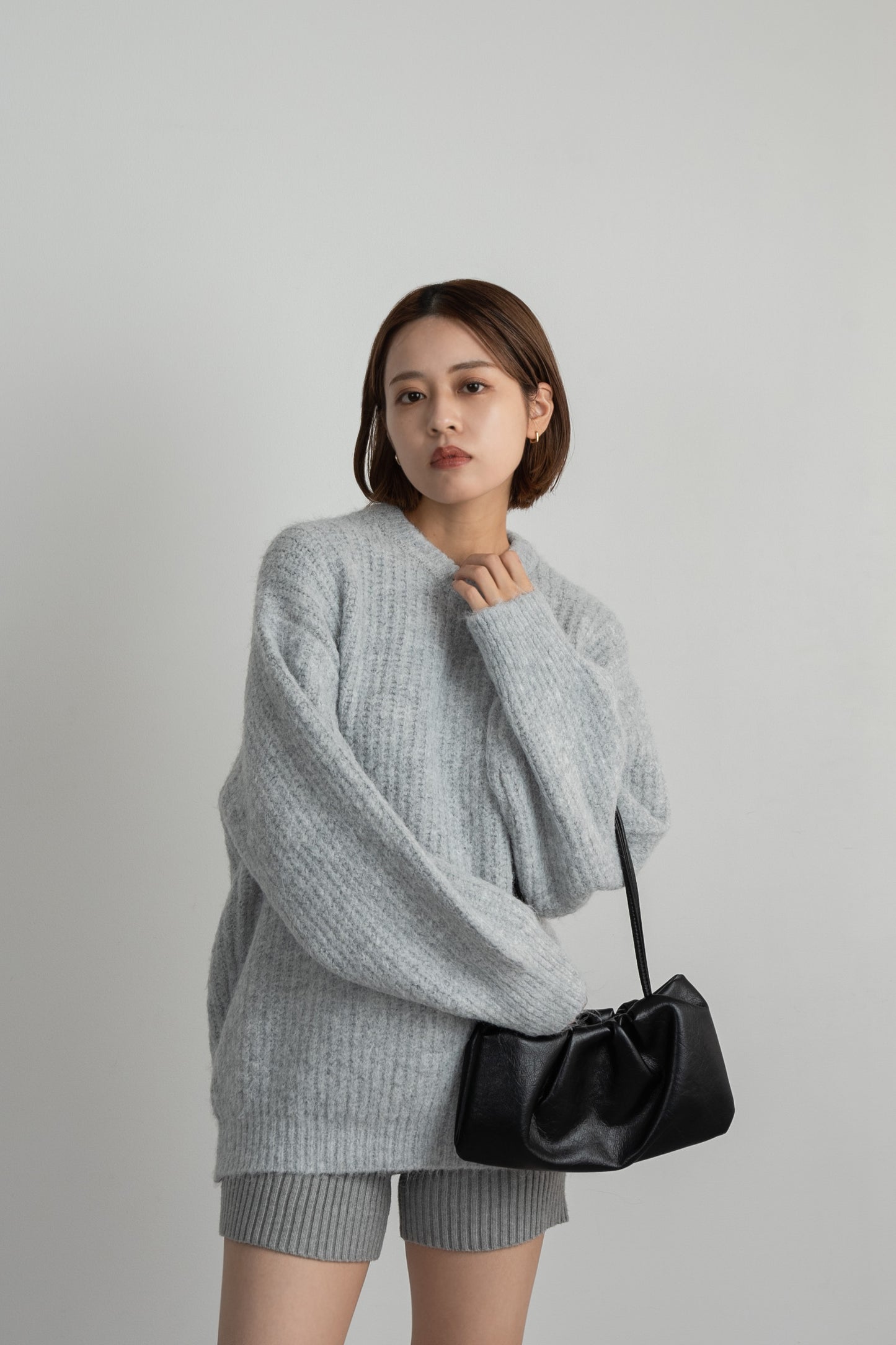 crew neck loose pullover