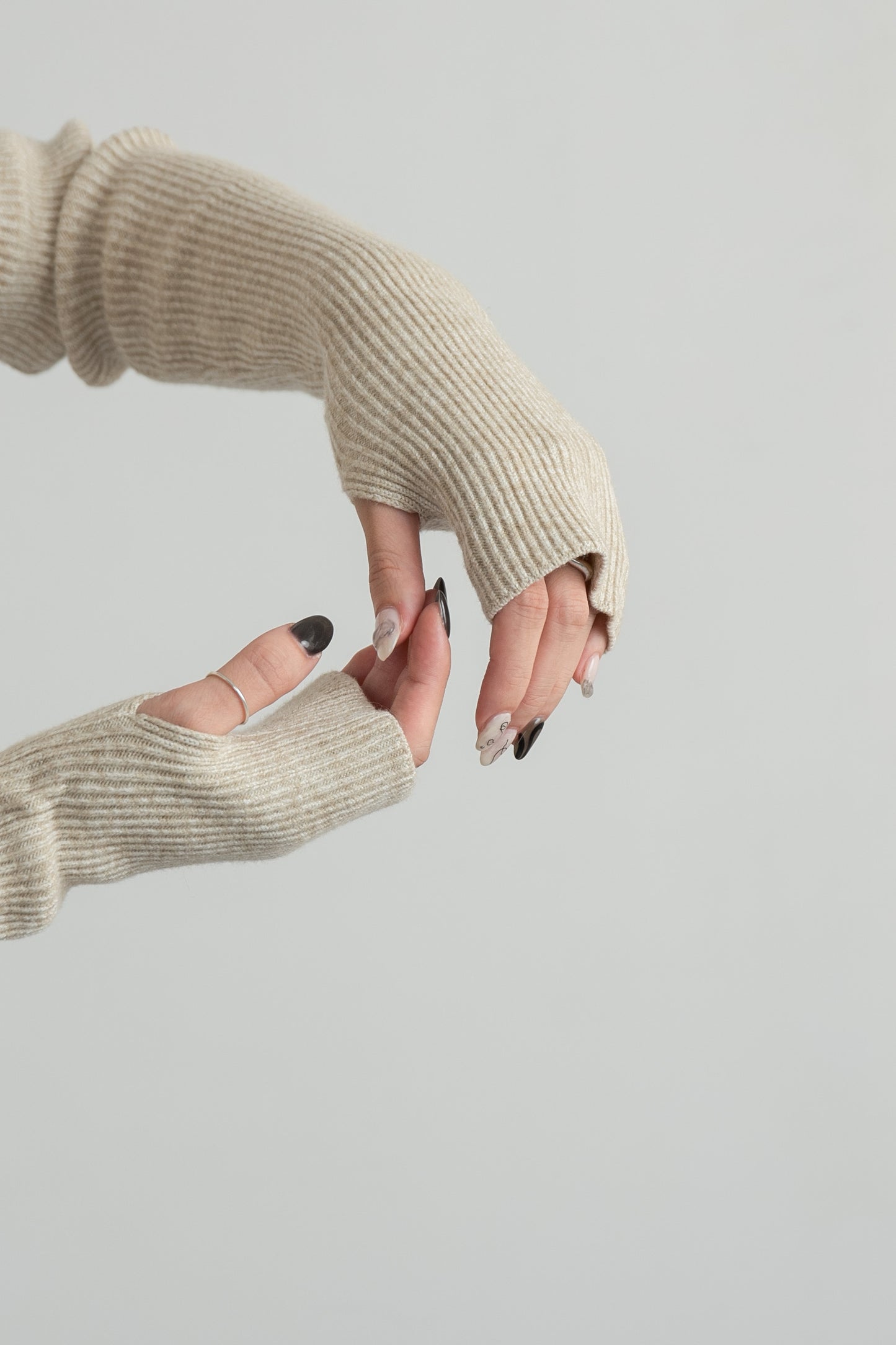 slim rib knit tops