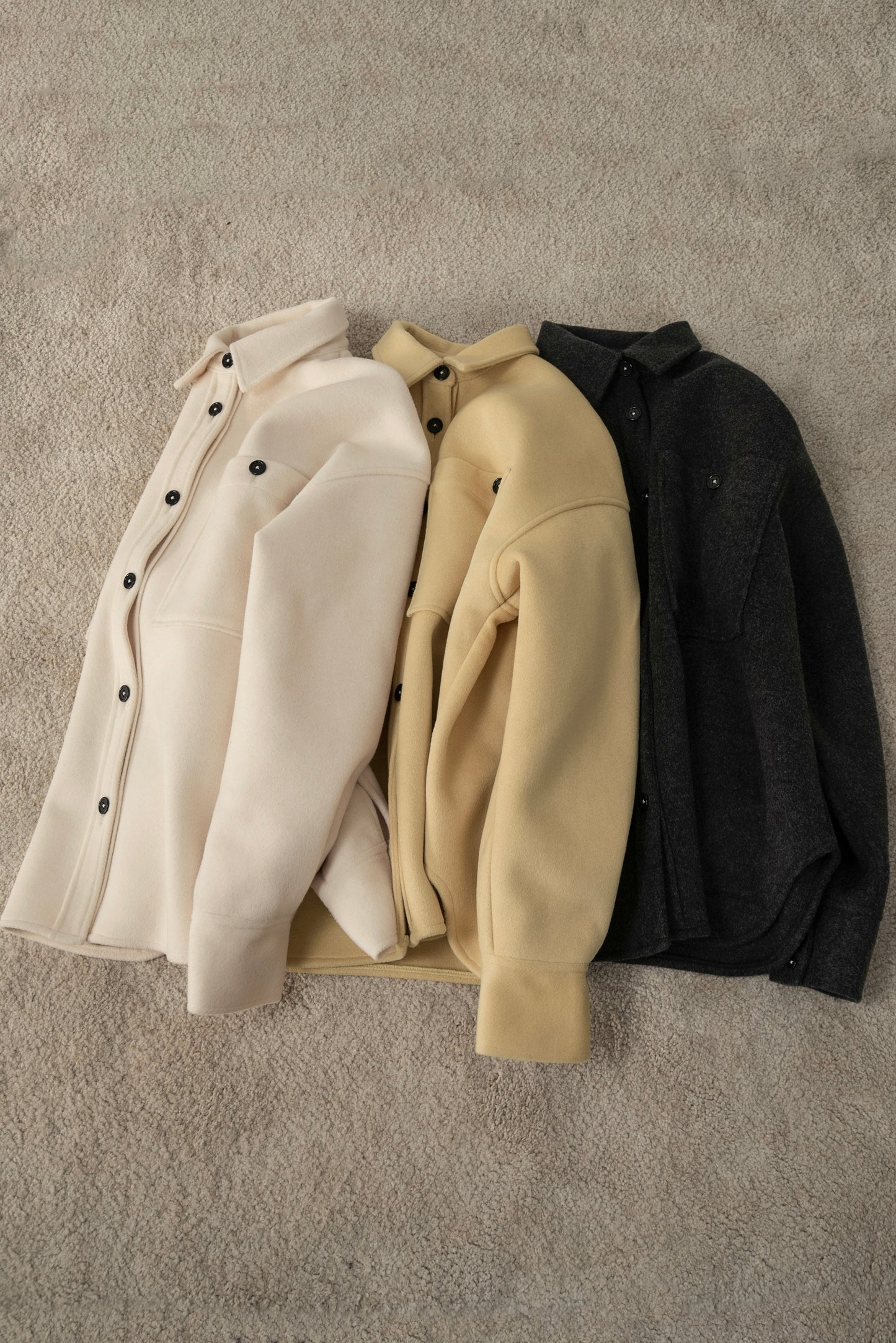 embroidery big pocket shirt like coat