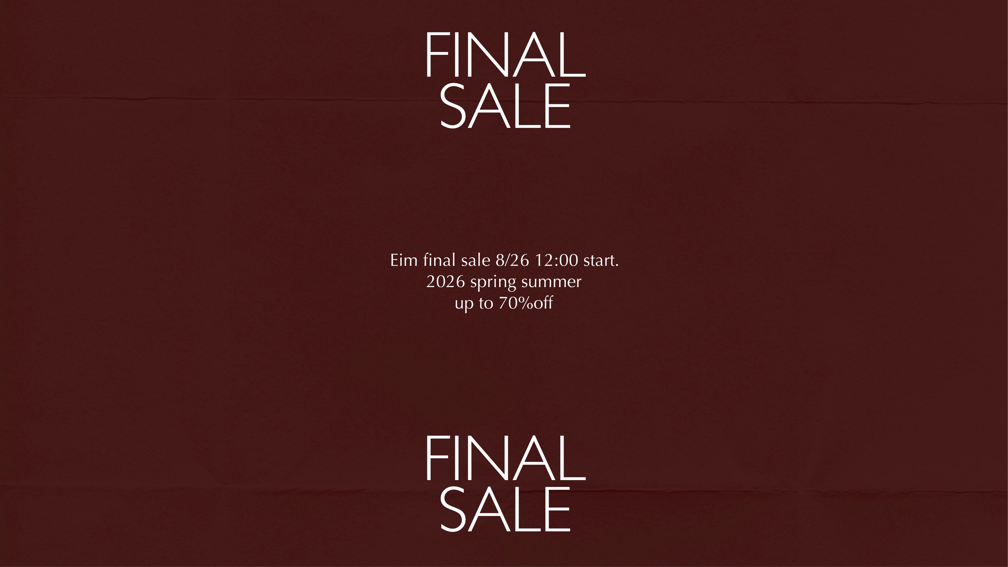 sale
