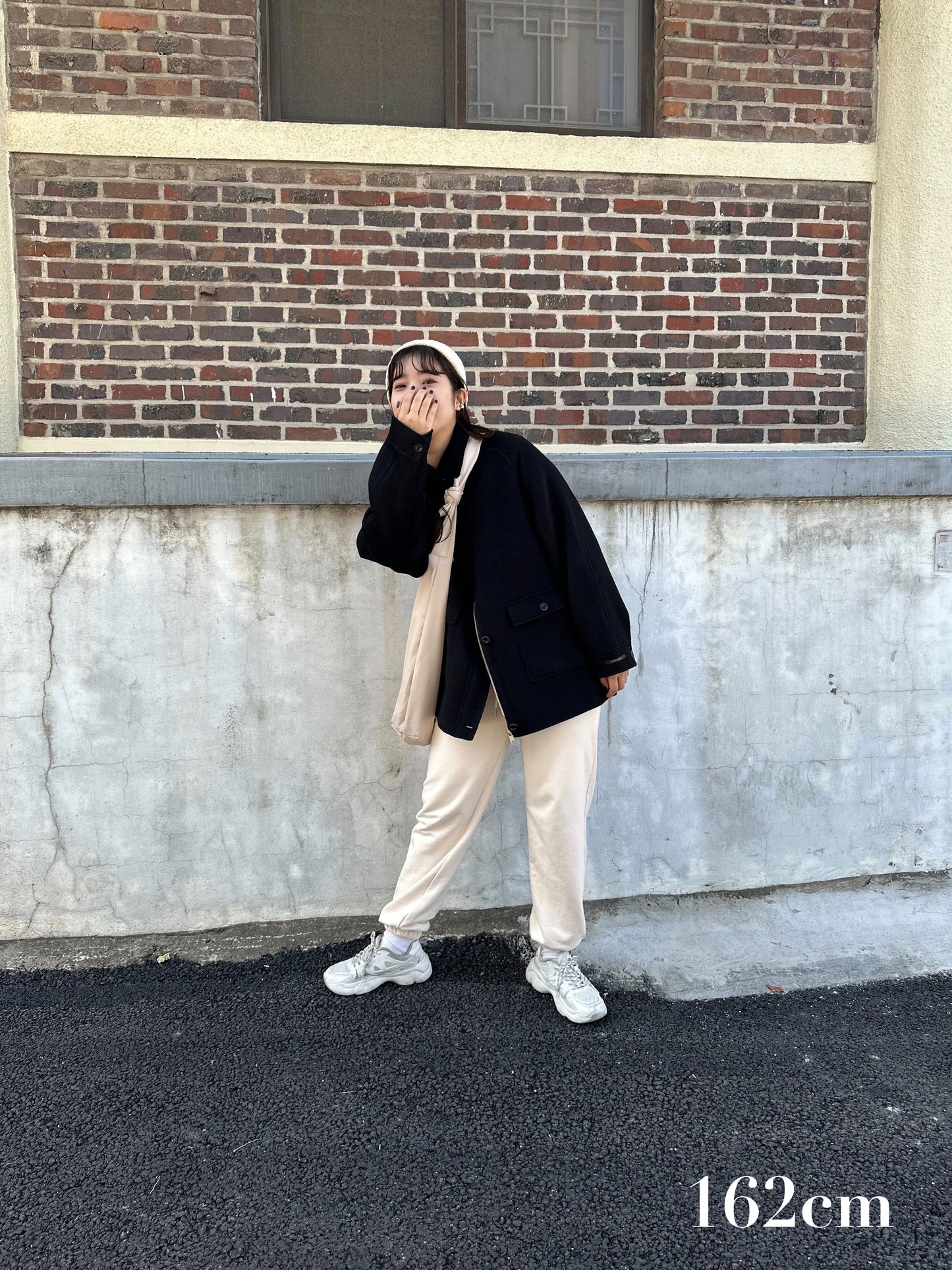 handmade wool soutien collar coat