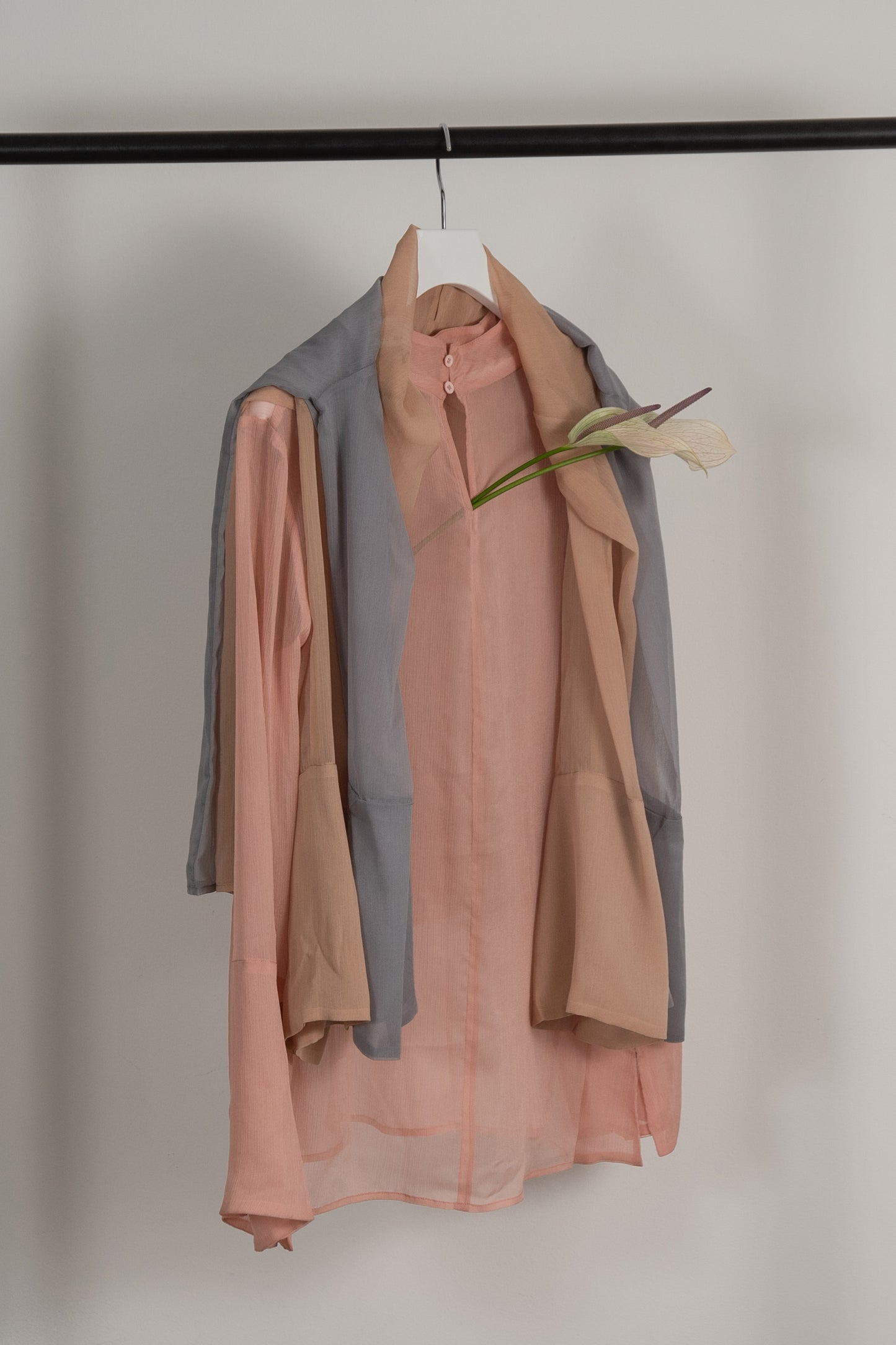 high neck sheer tops