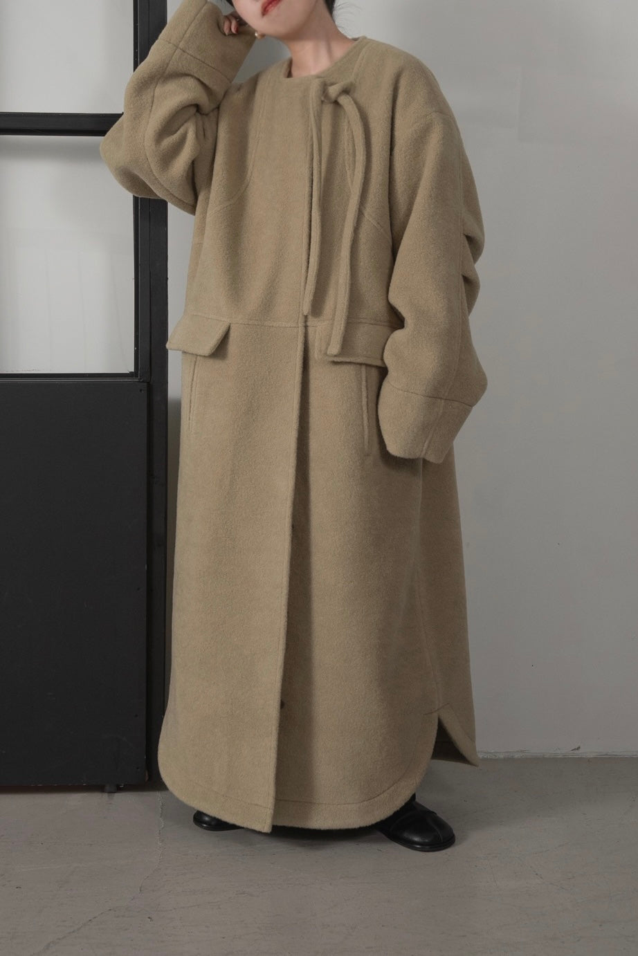 fluffy ribbon long outer