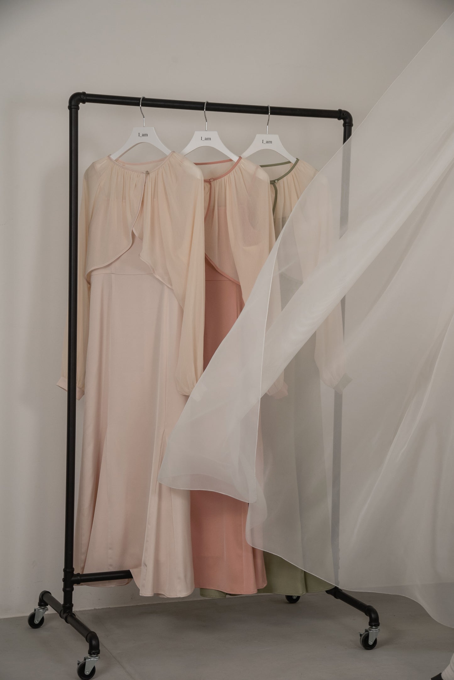 sheer veil mermaid dress