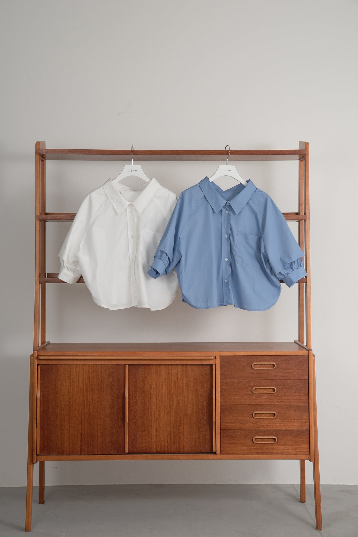 layer sleeve short shirt