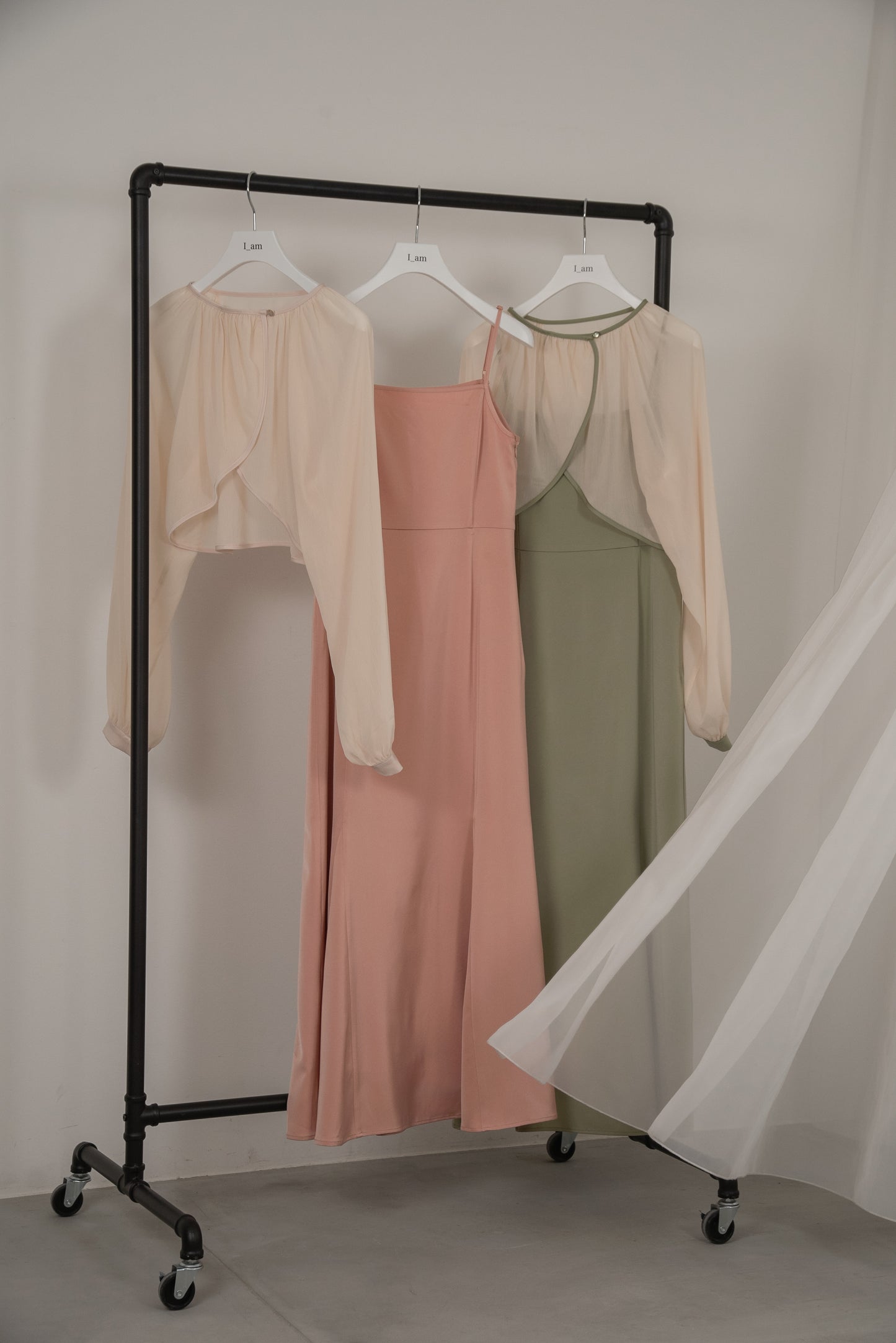 sheer veil mermaid dress