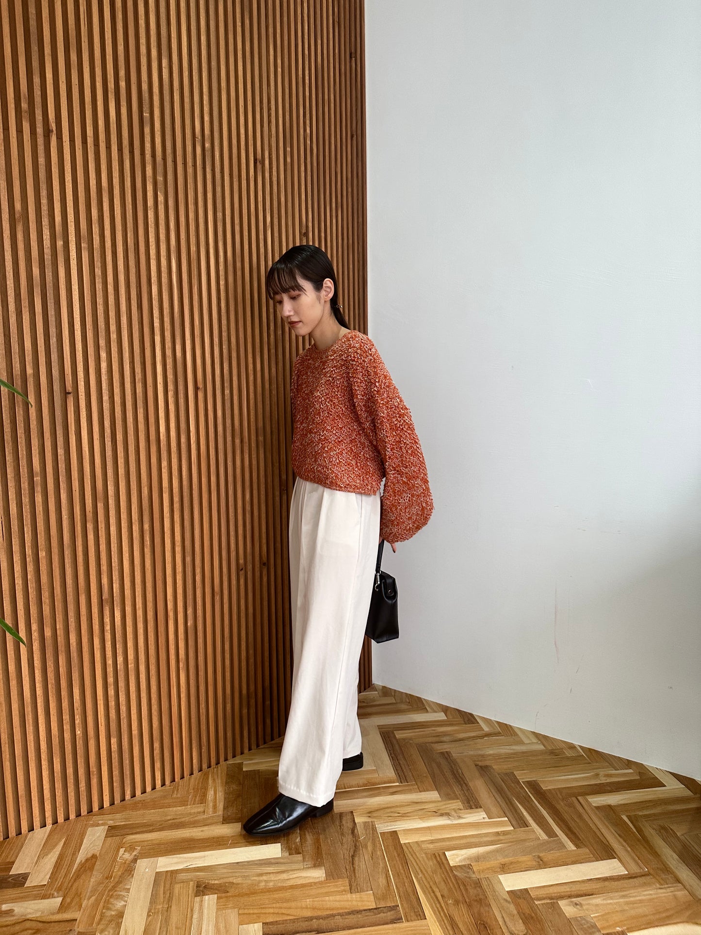 loop yarn short knit