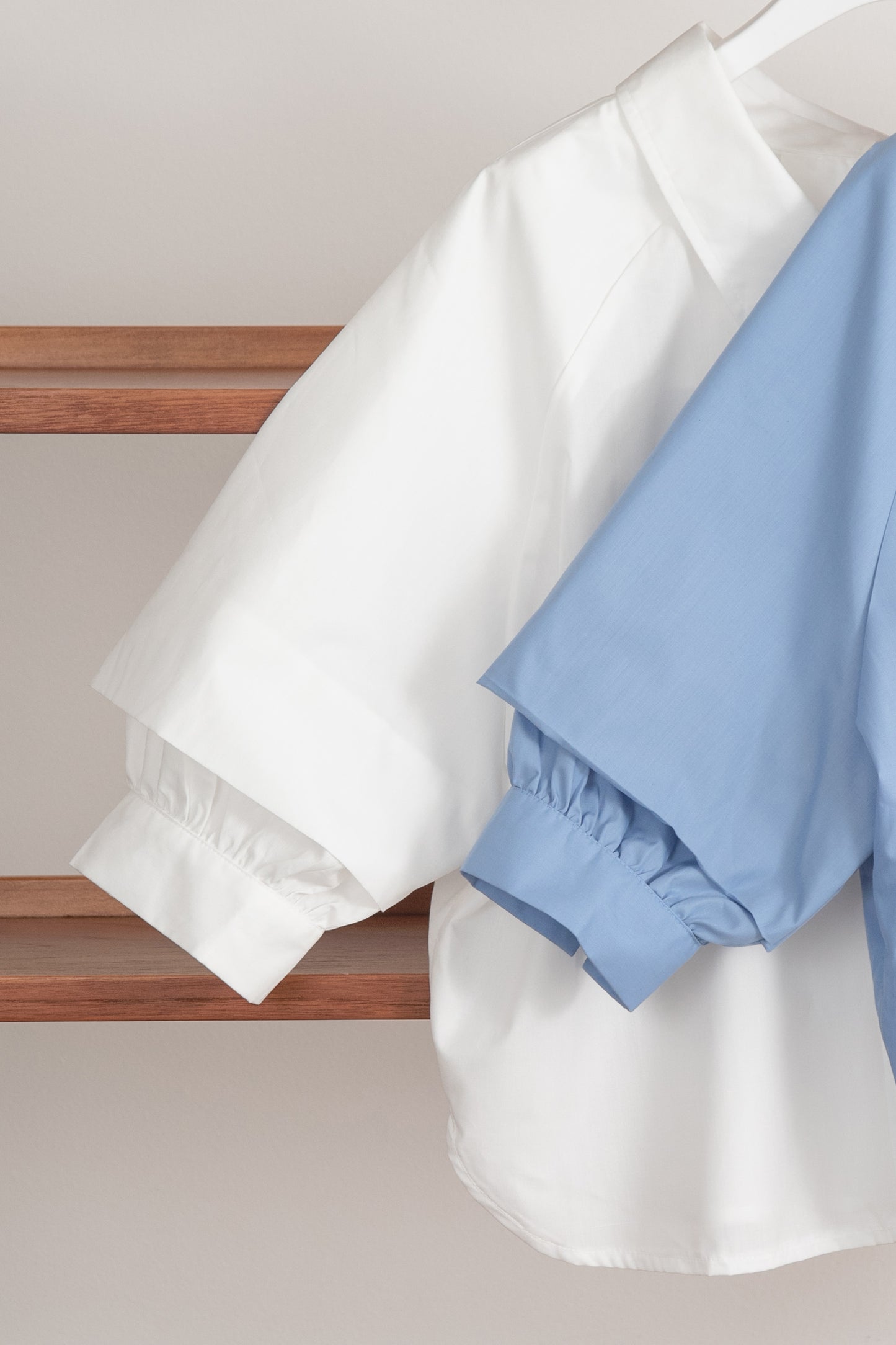 layer sleeve short shirt