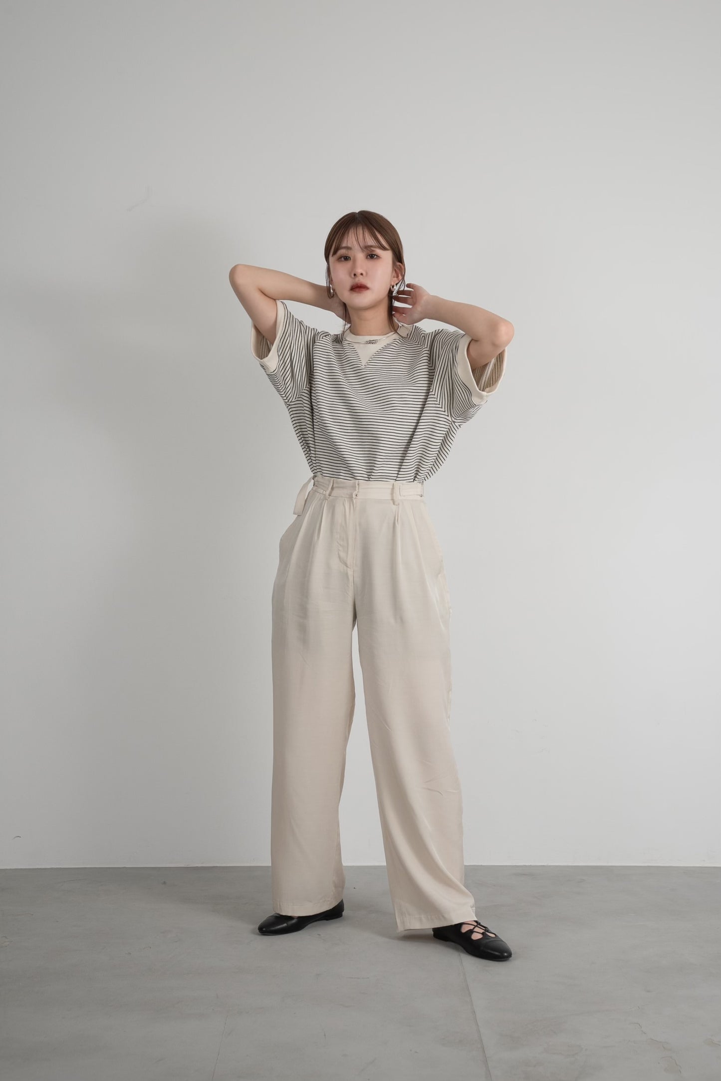 stripe cut t