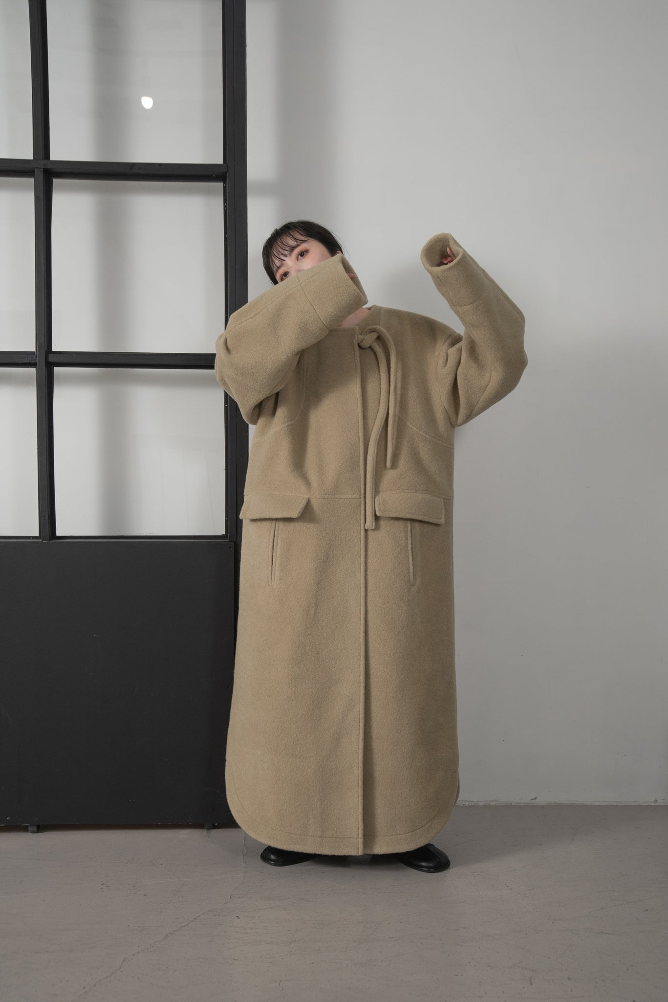 fluffy ribbon long outer