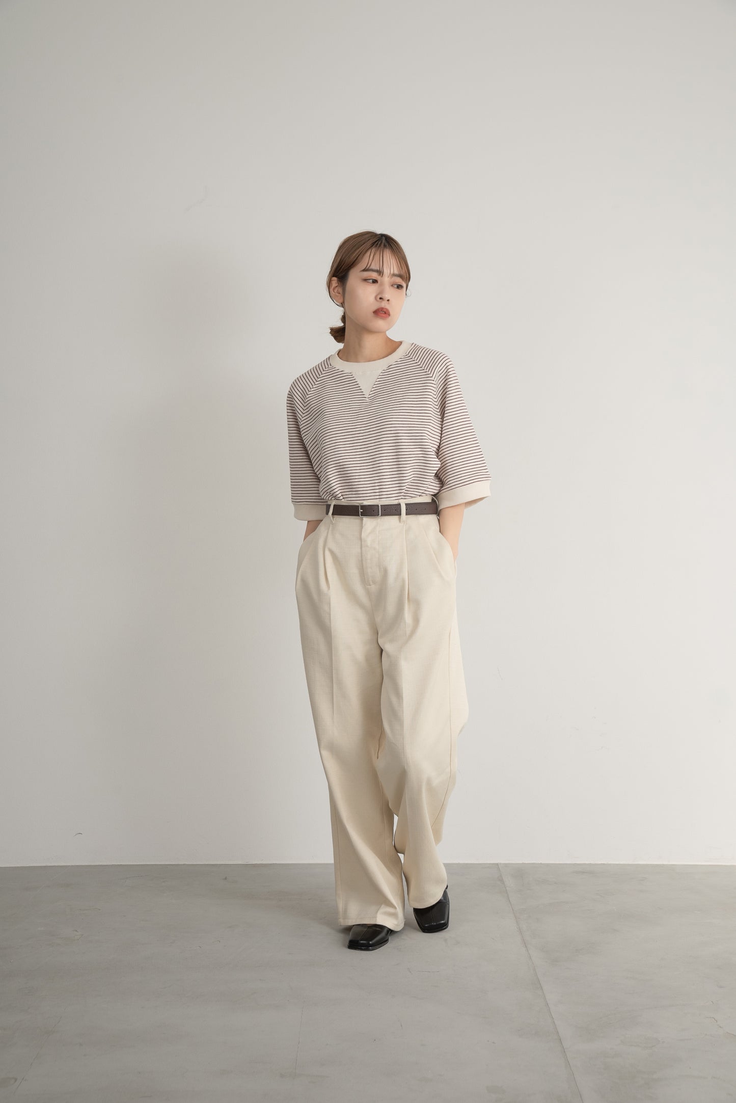stripe cut t
