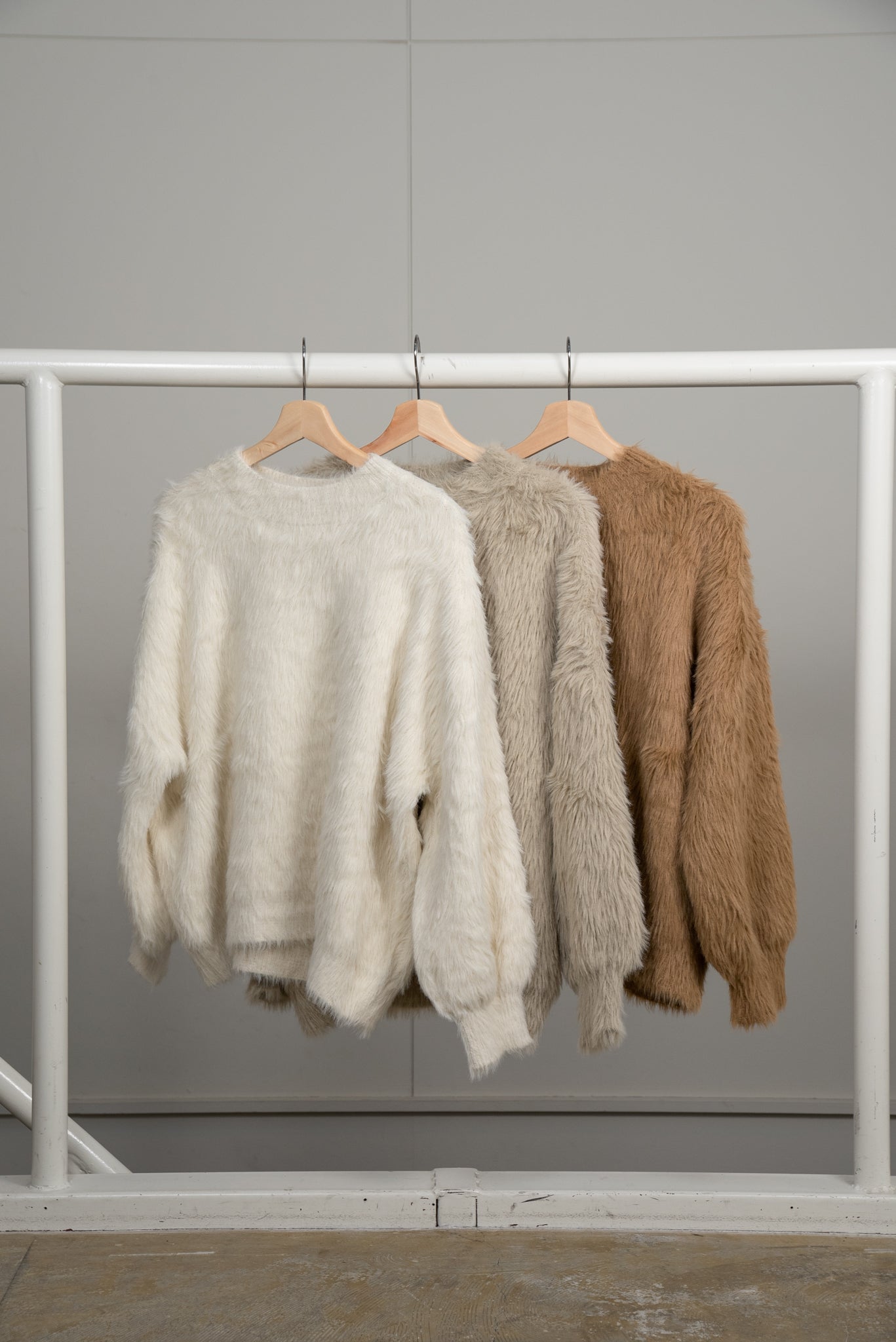 shaggy volume knit