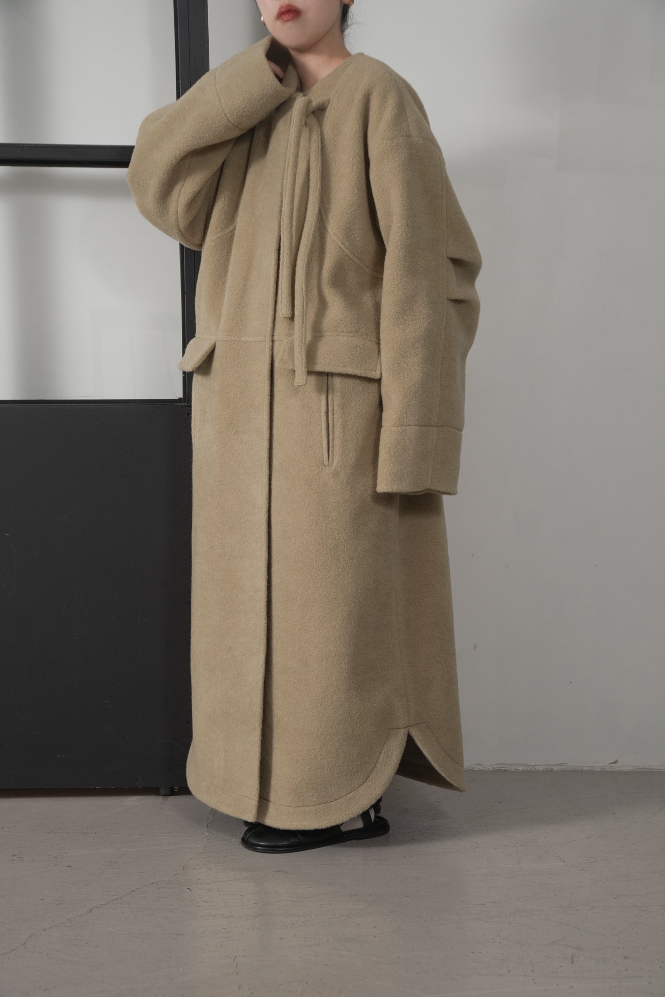 fluffy ribbon long outer