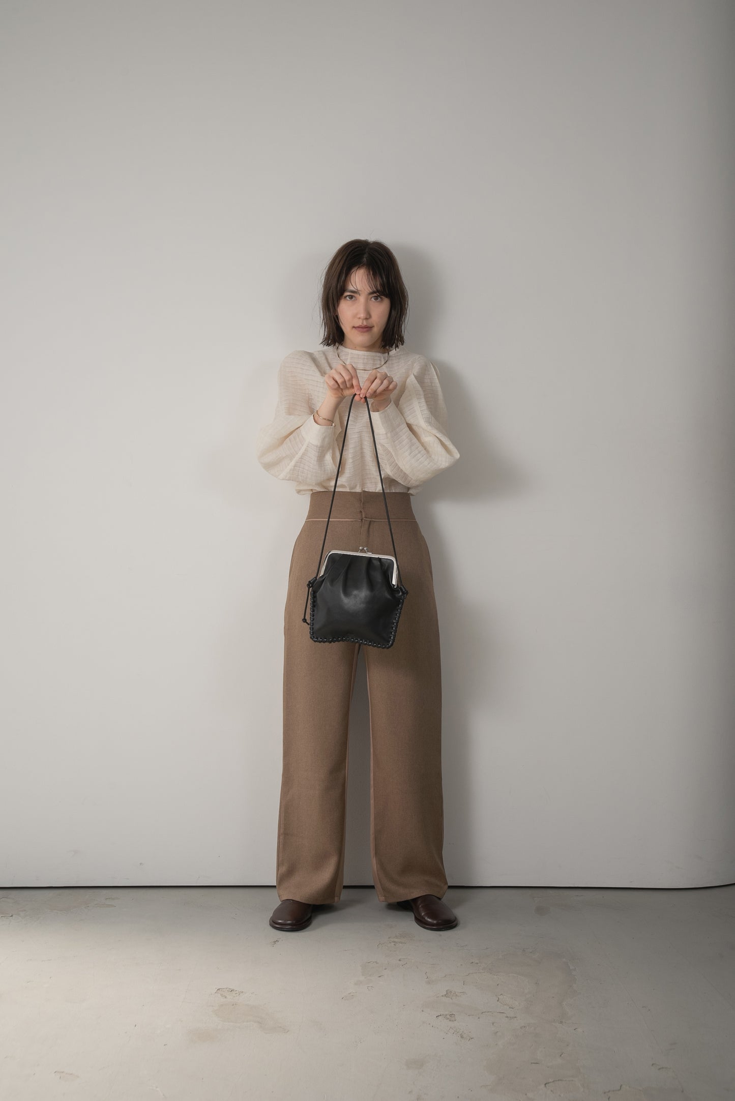 clasp wrap shoulder bag