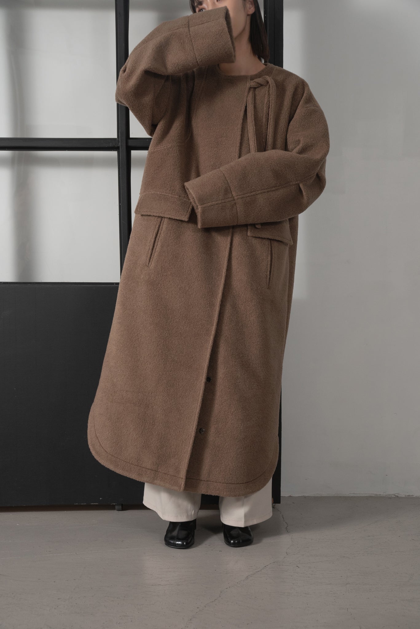 fluffy ribbon long outer