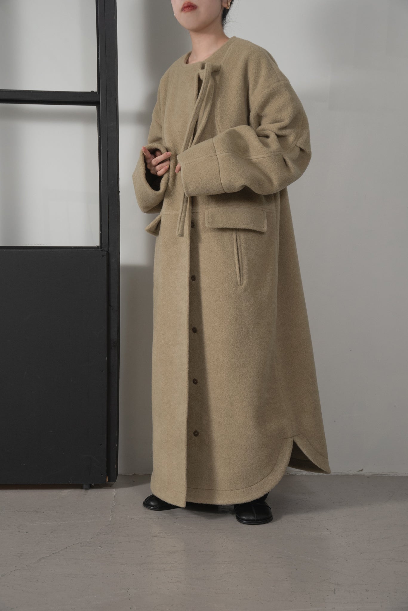 fluffy ribbon long outer