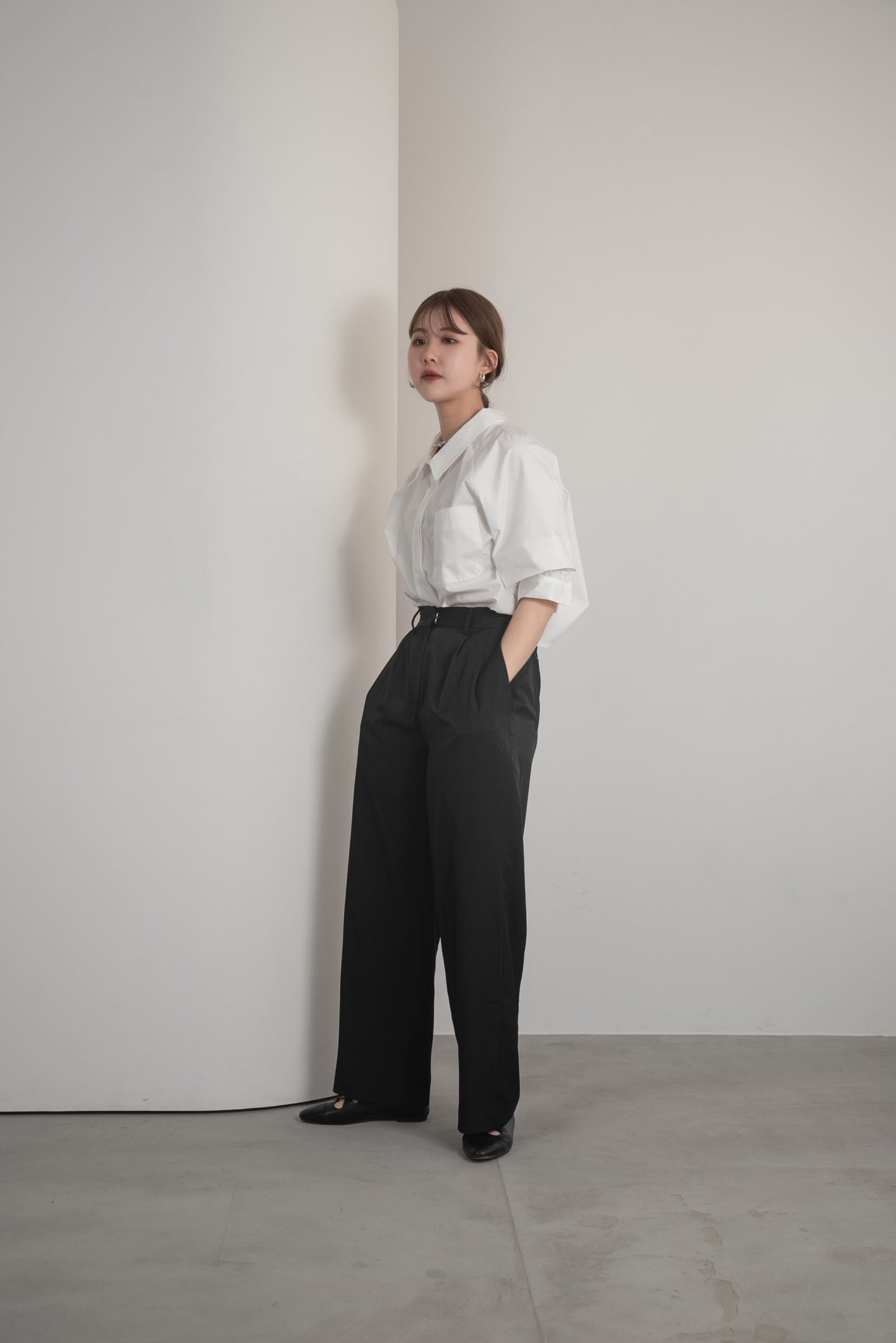 layer sleeve short shirt