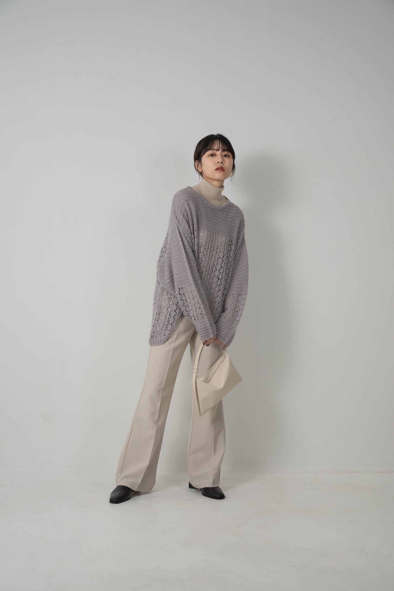 mohair low gauge knit