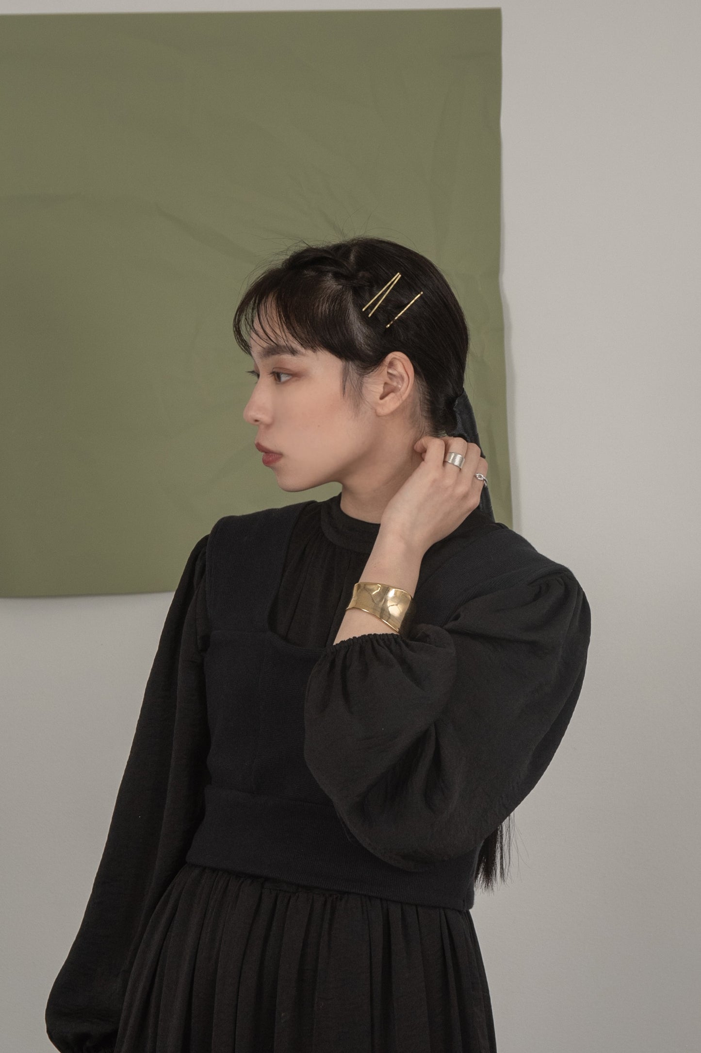 high neck tiered ops