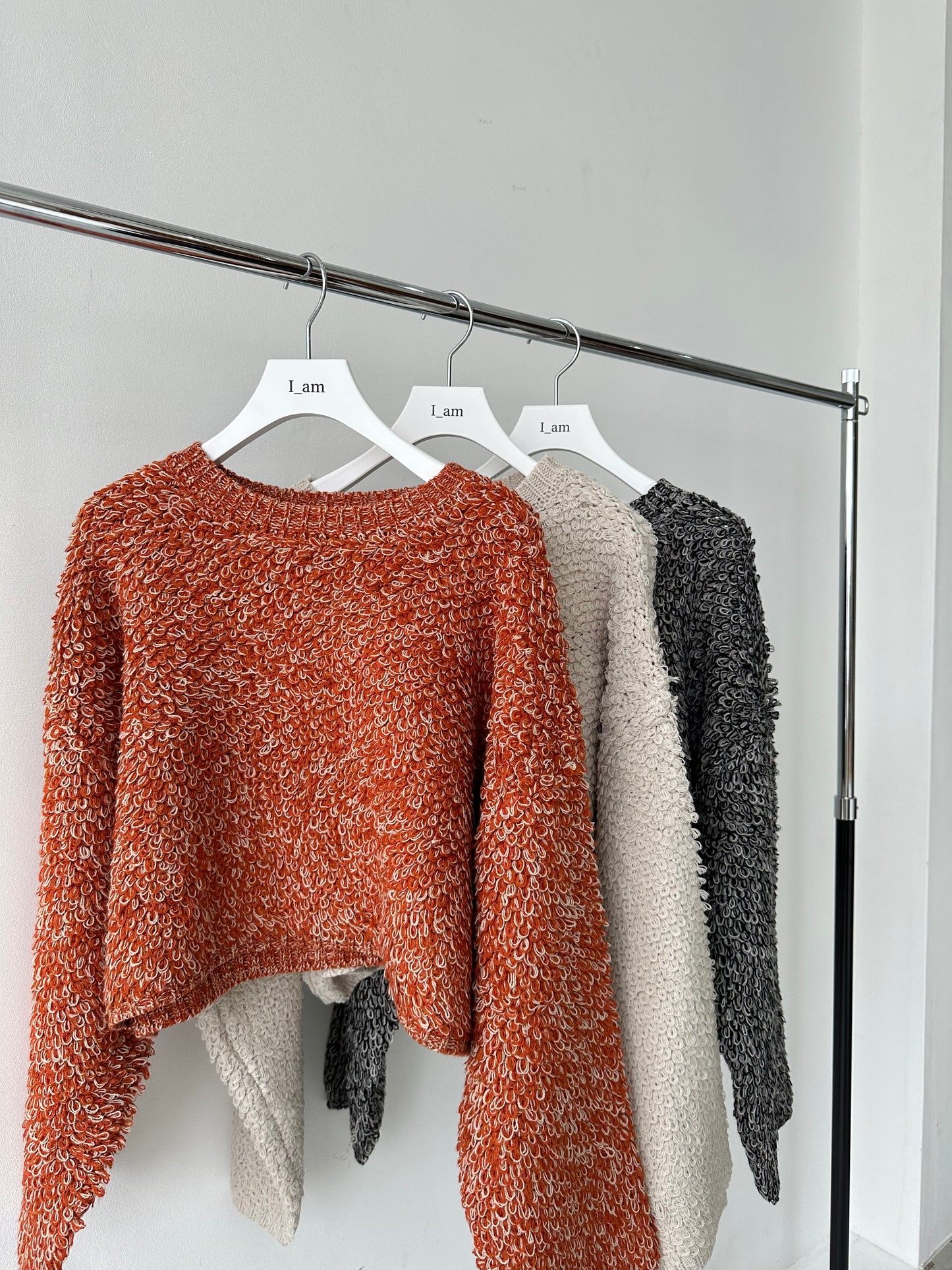 loop yarn short knit