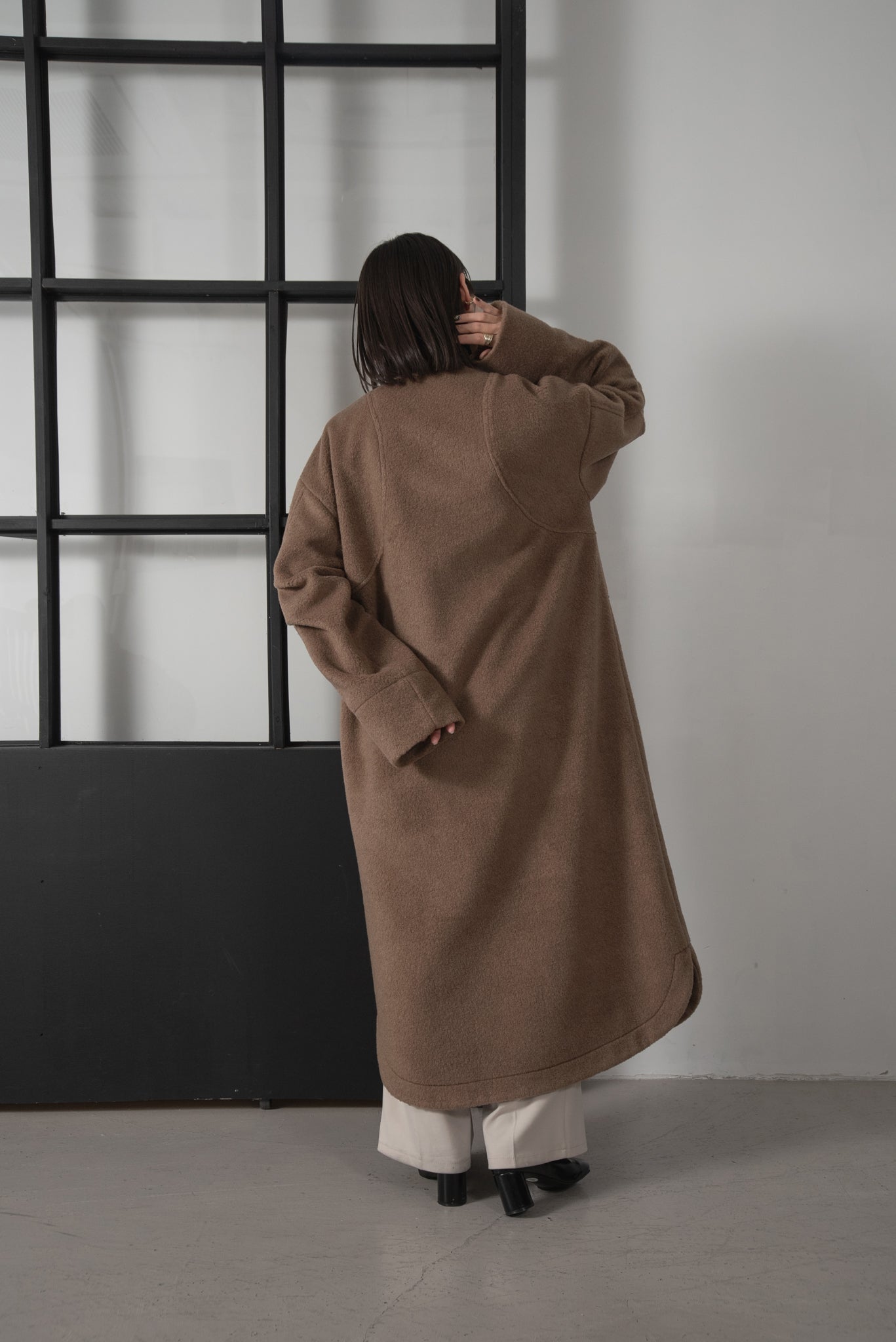 fluffy ribbon long outer