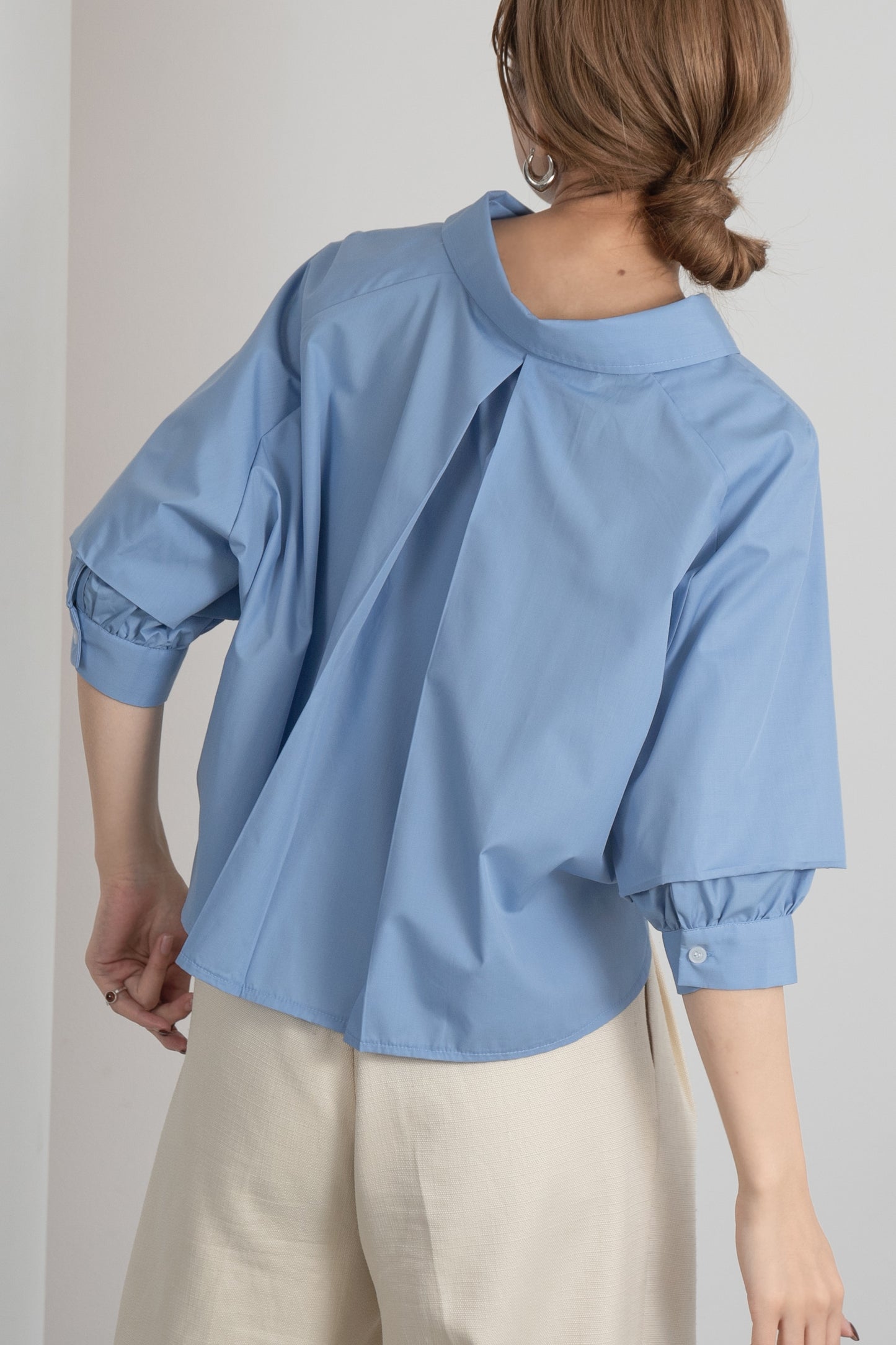 layer sleeve short shirt