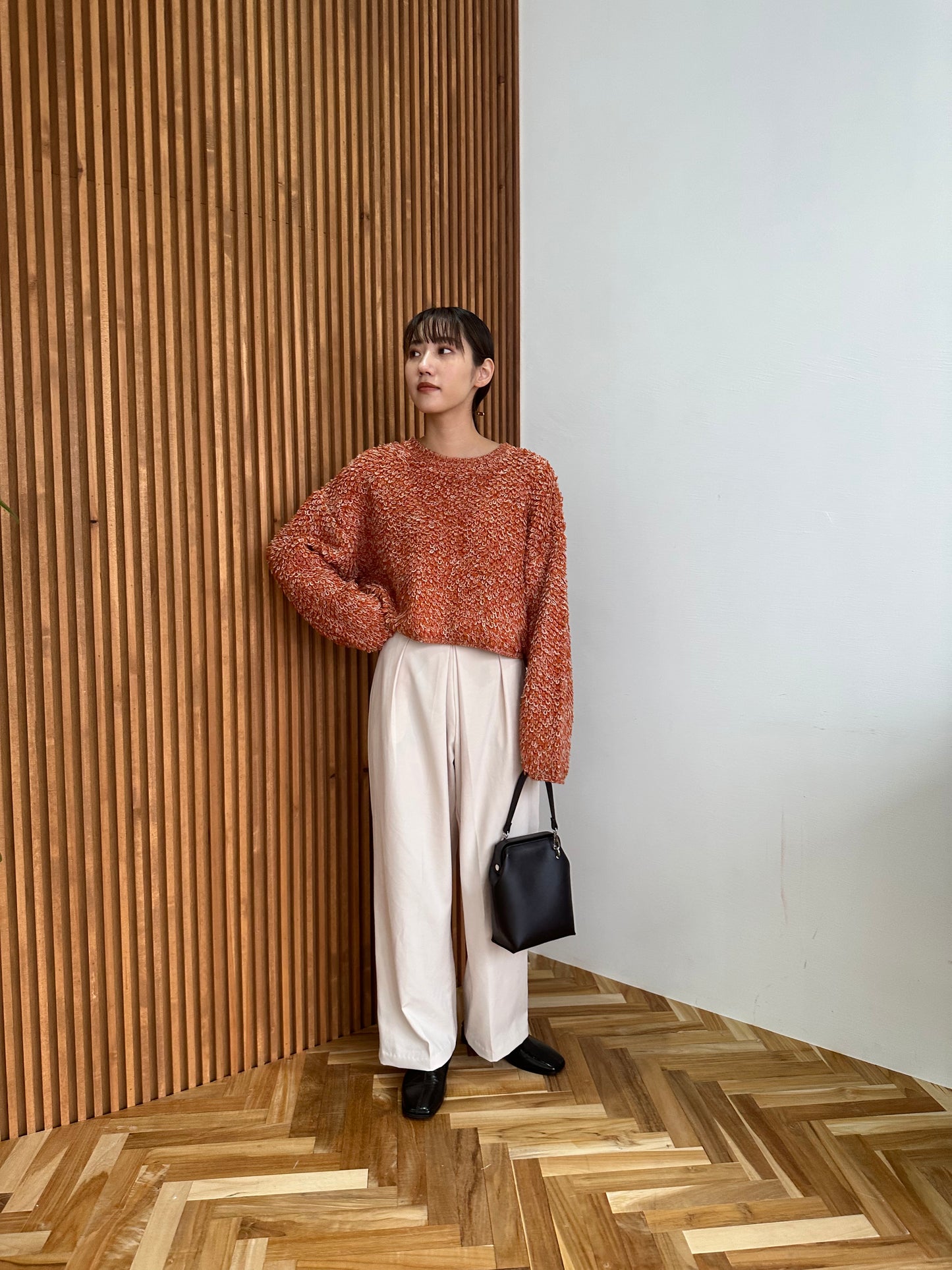 loop yarn short knit