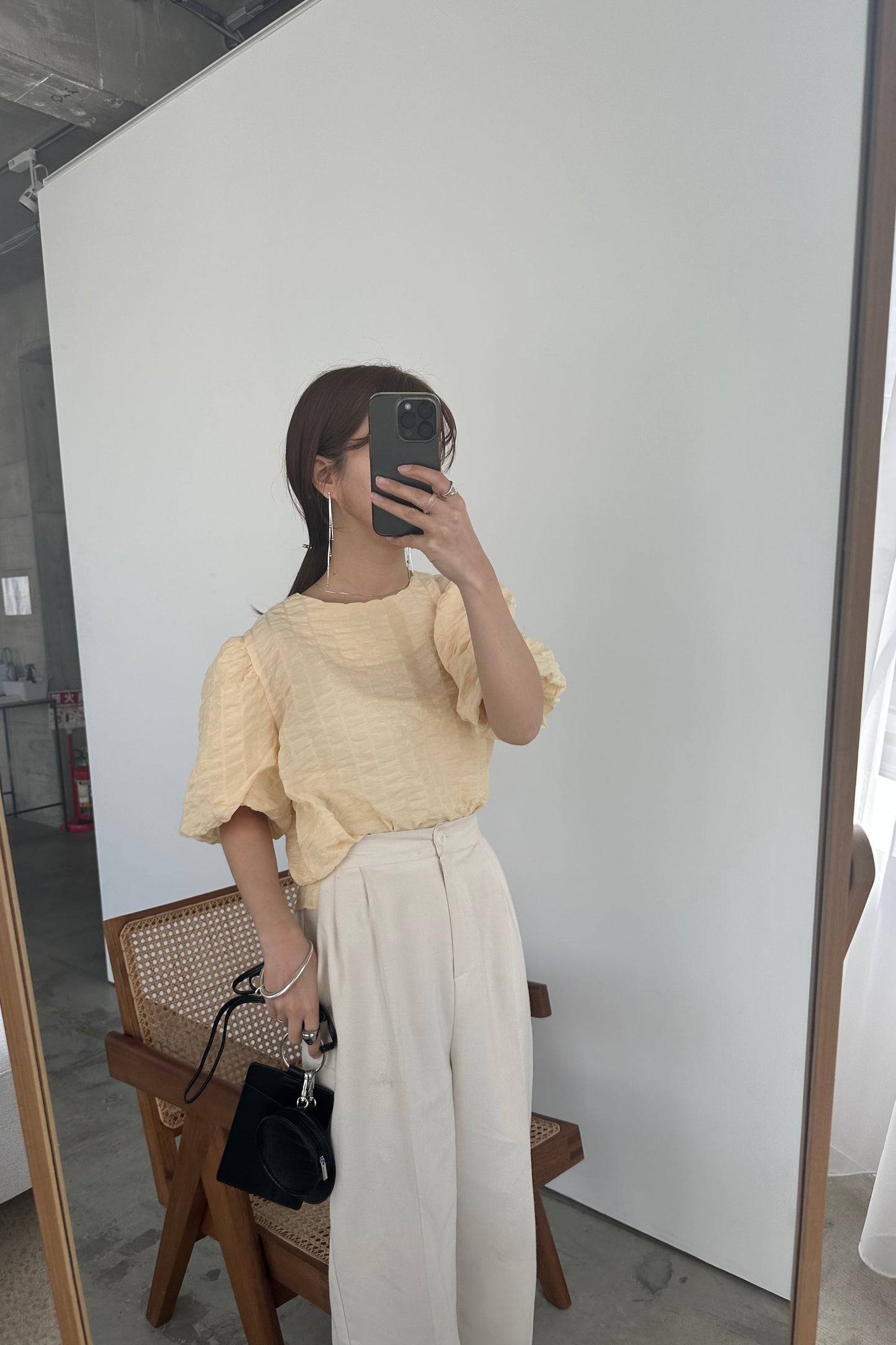 ripple puff sleeve tops