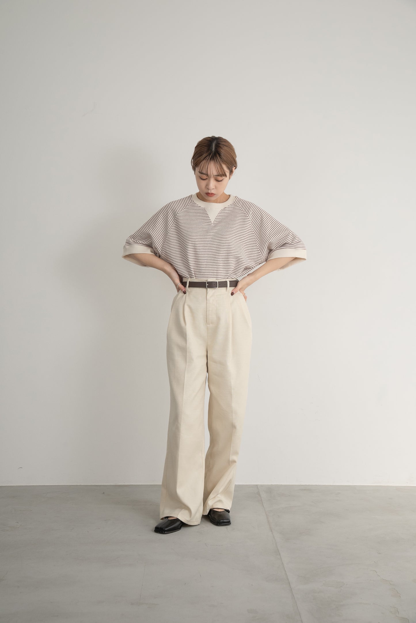 stripe cut t