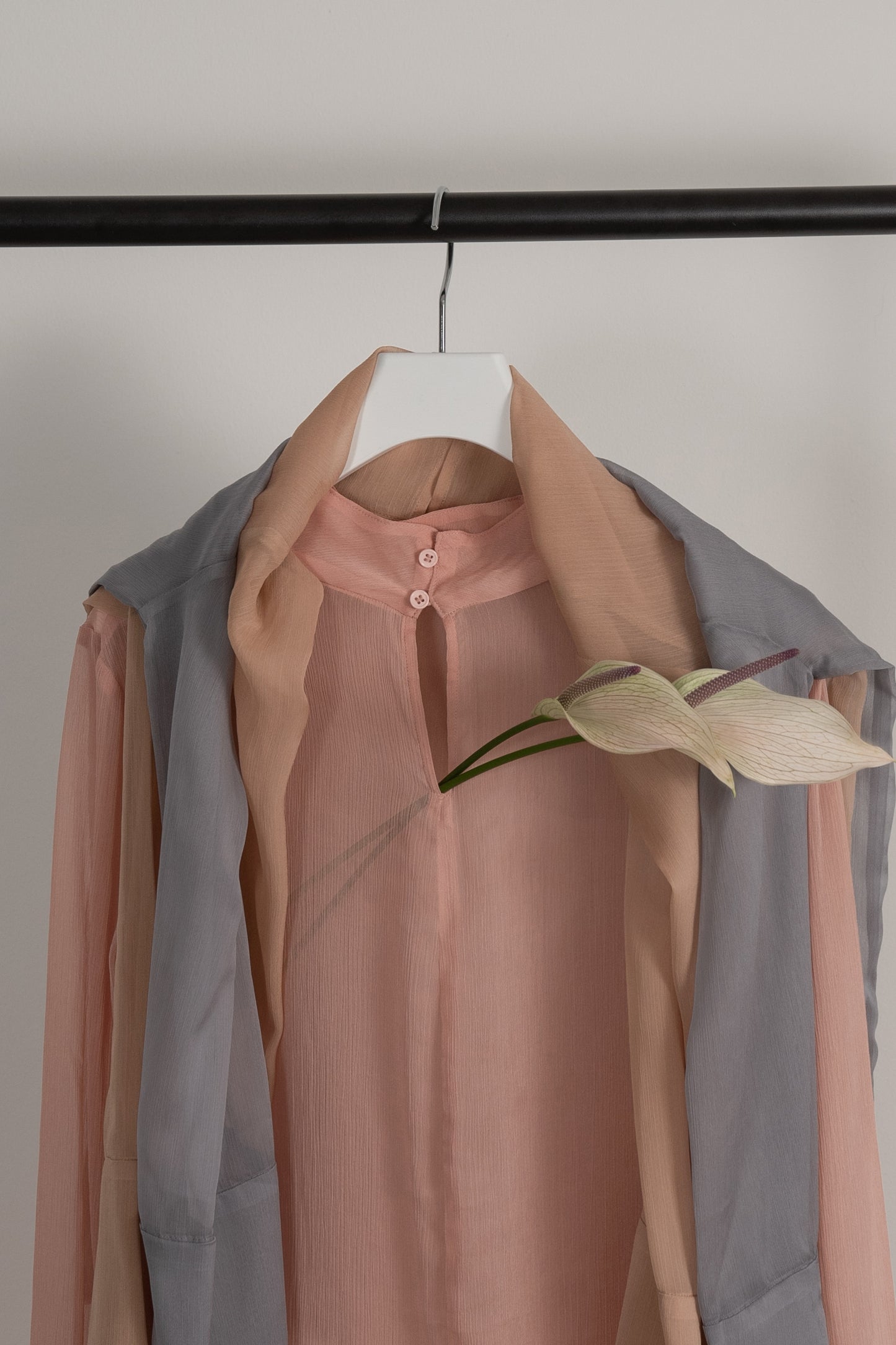 high neck sheer tops
