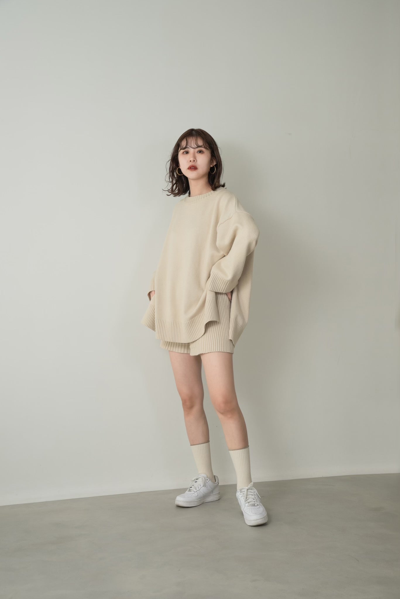 loose knit set up