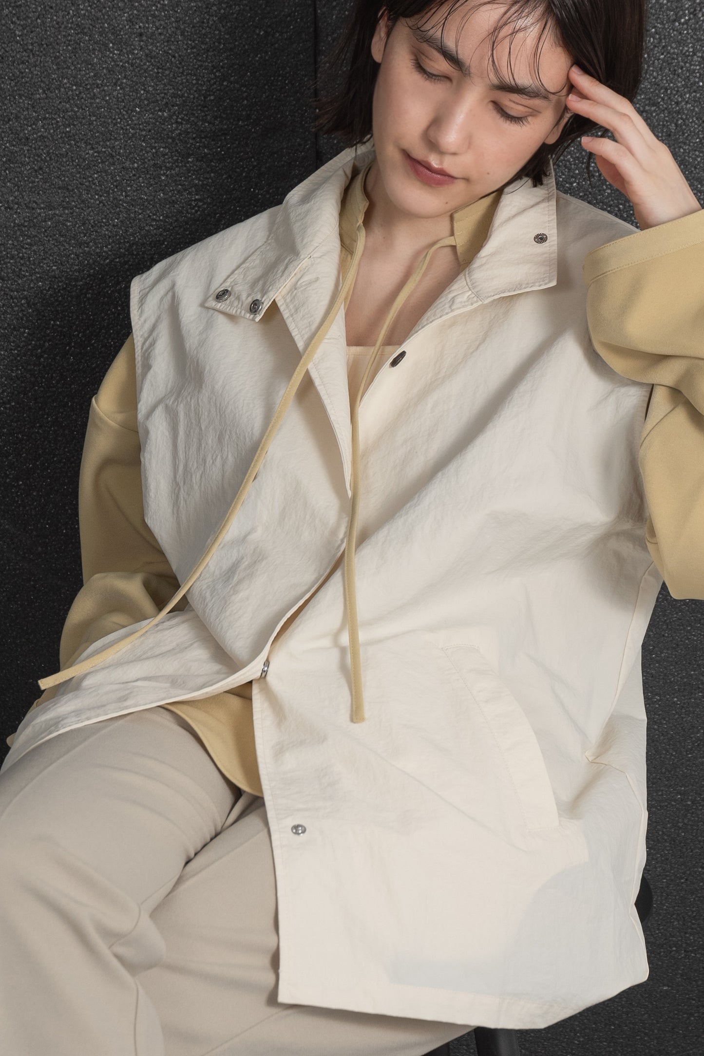multiway flutter trench coat