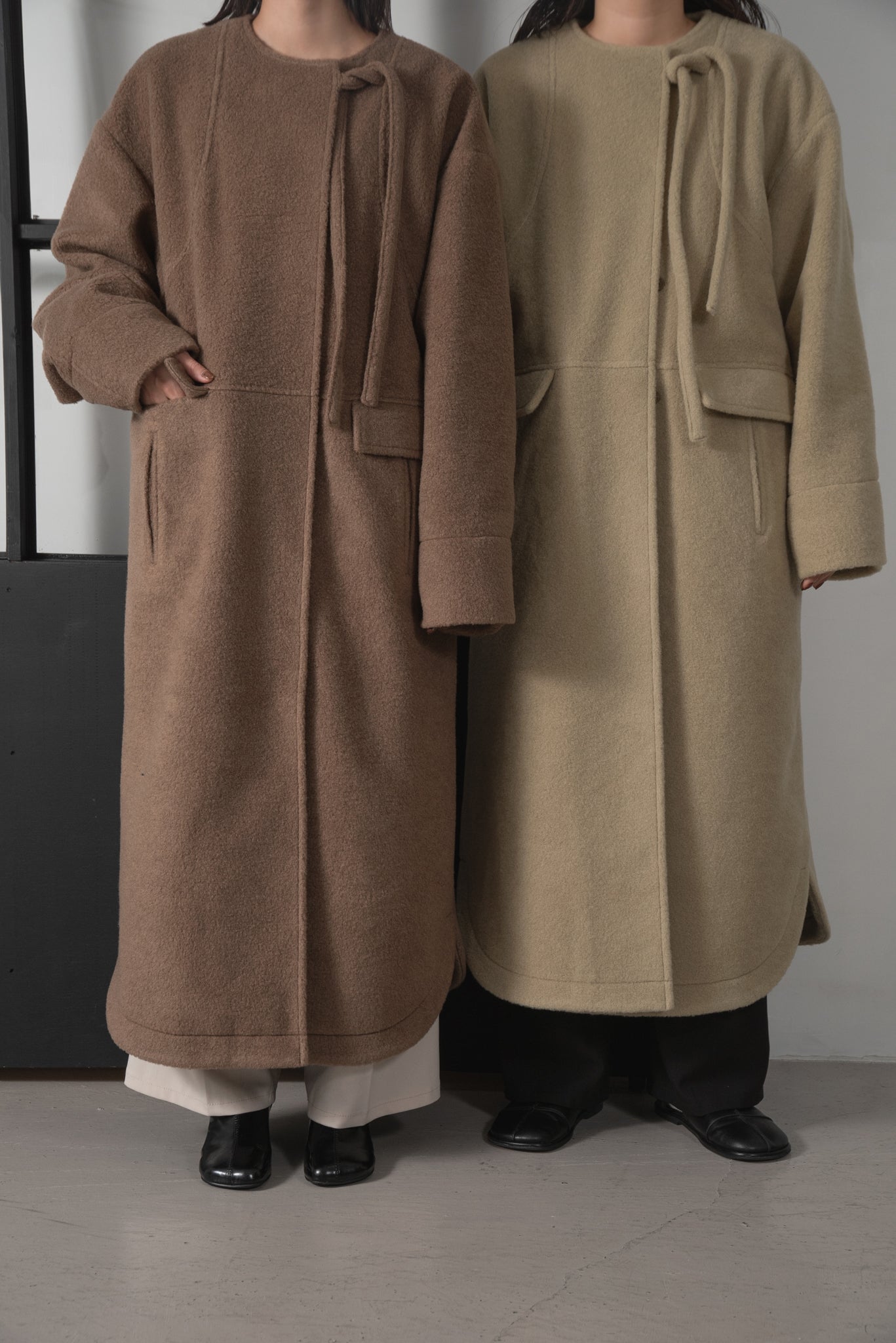 fluffy ribbon long outer