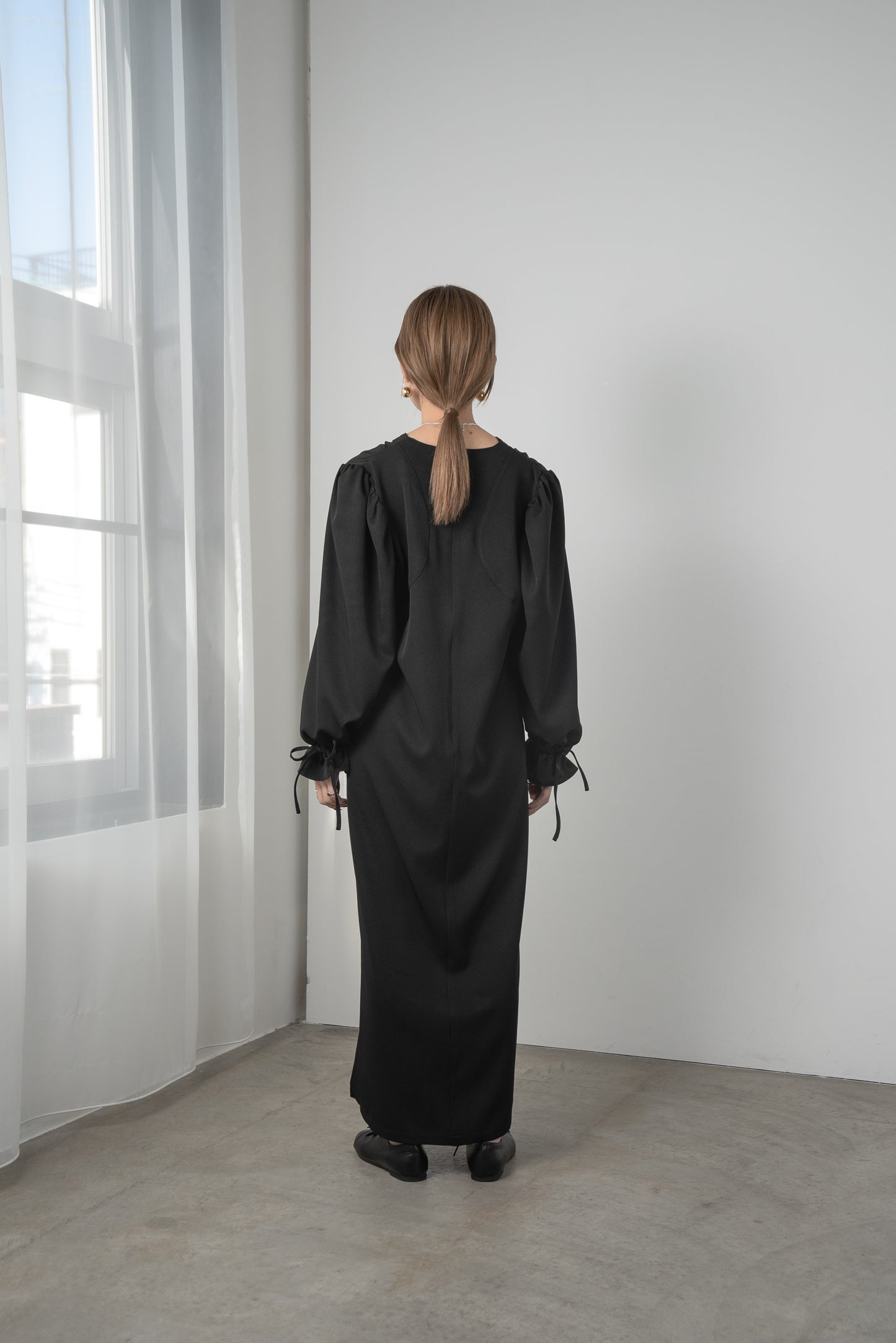 twill ribbon cuffs slit ops