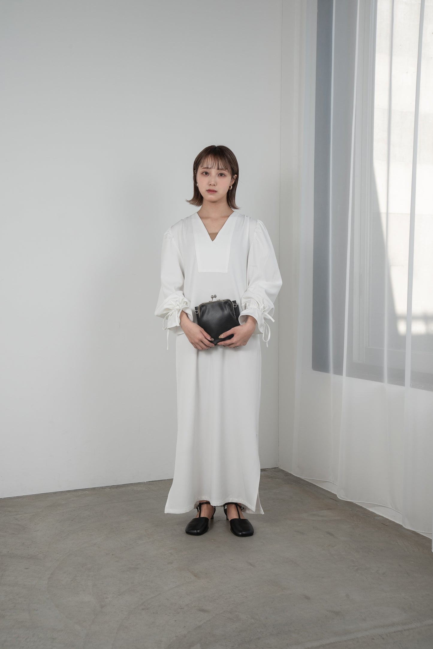 twill ribbon cuffs slit ops