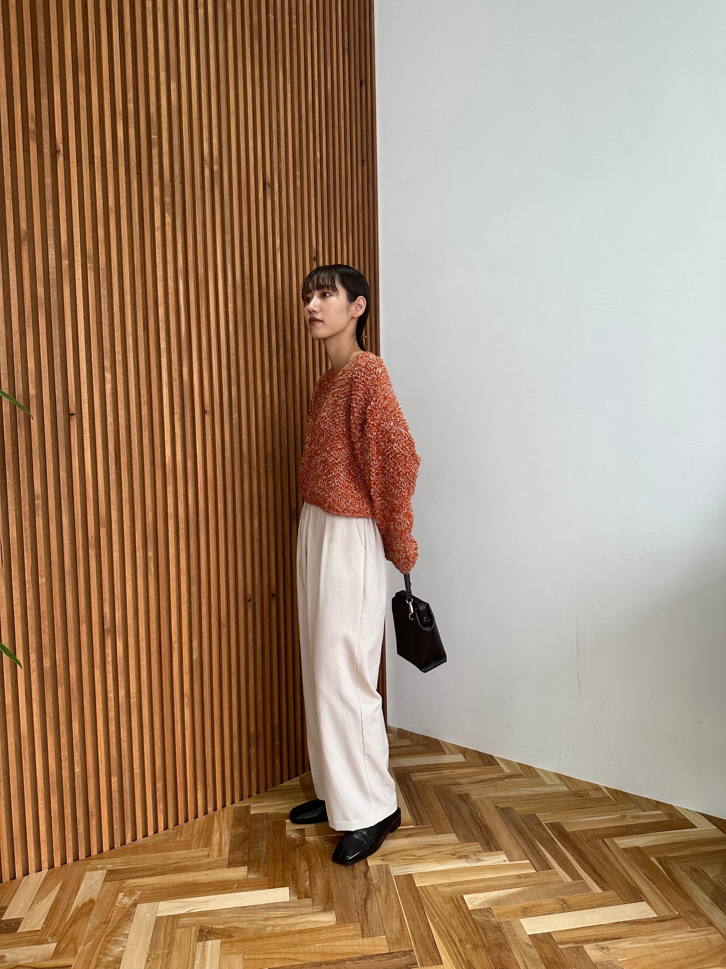 loop yarn short knit