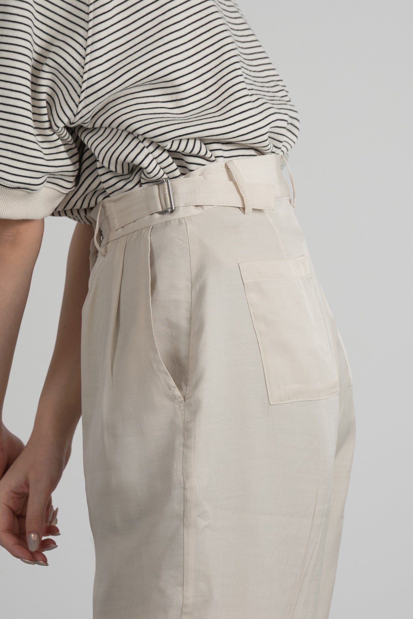 stripe cut t