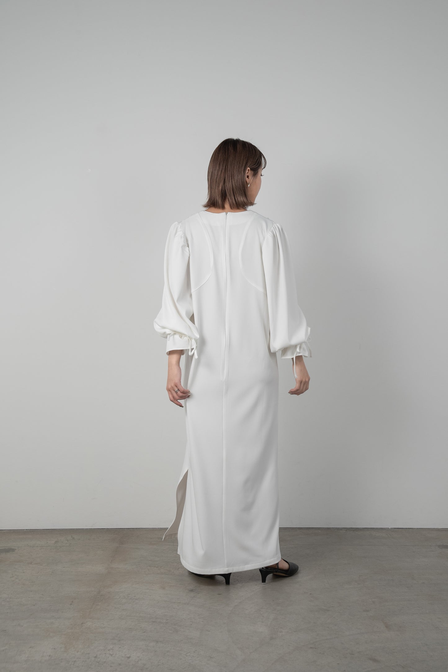 twill ribbon cuffs slit ops