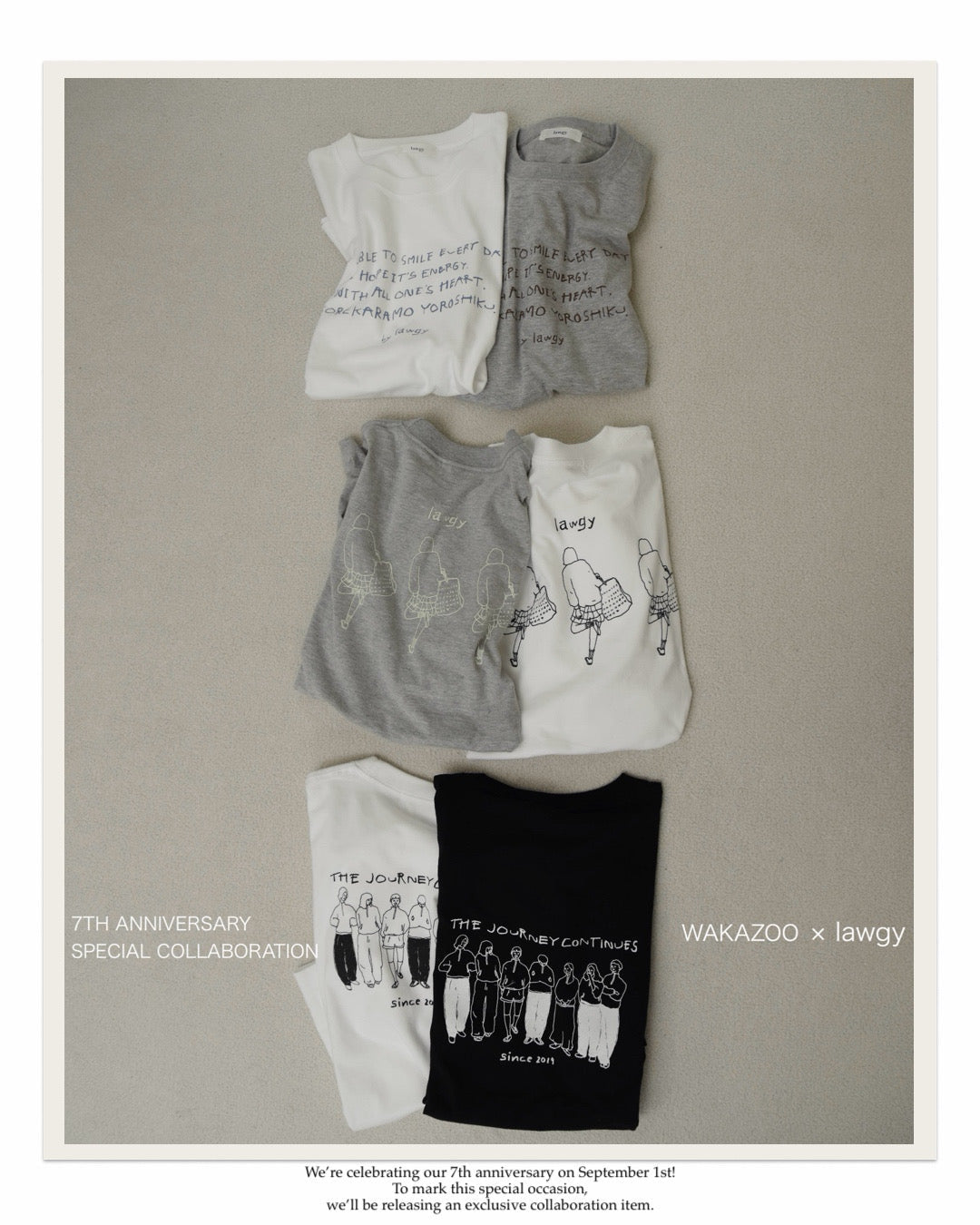 【WAKAZOO × lawgy】Special collaboration