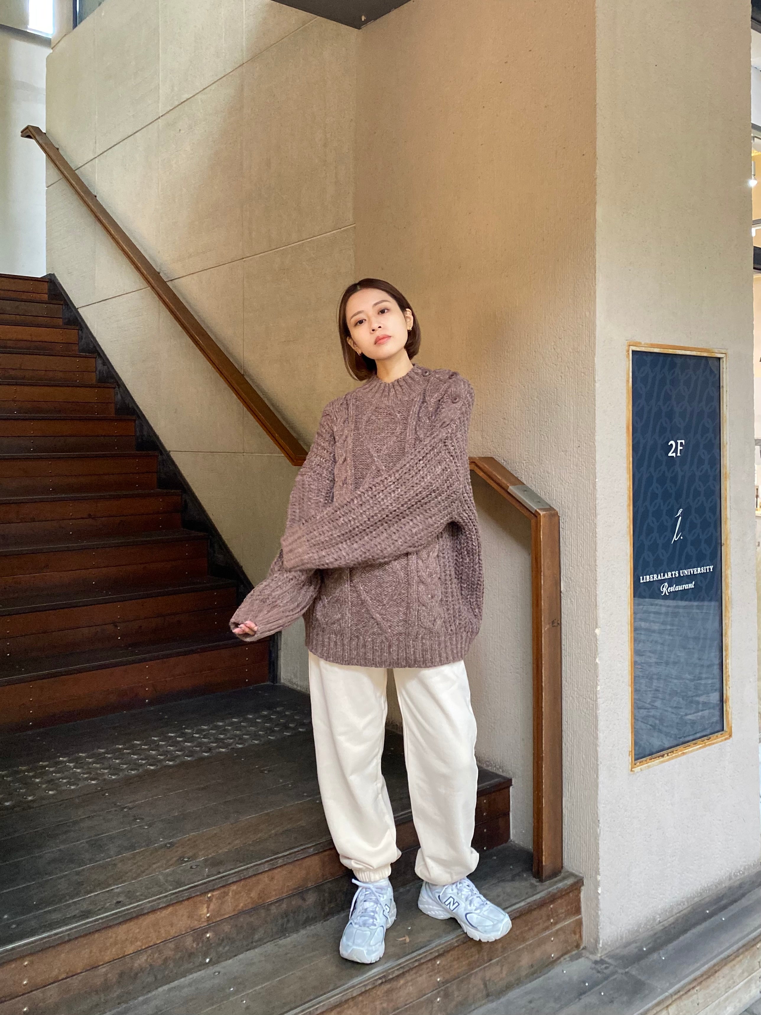 amiur♡short knit hoodie エミレ