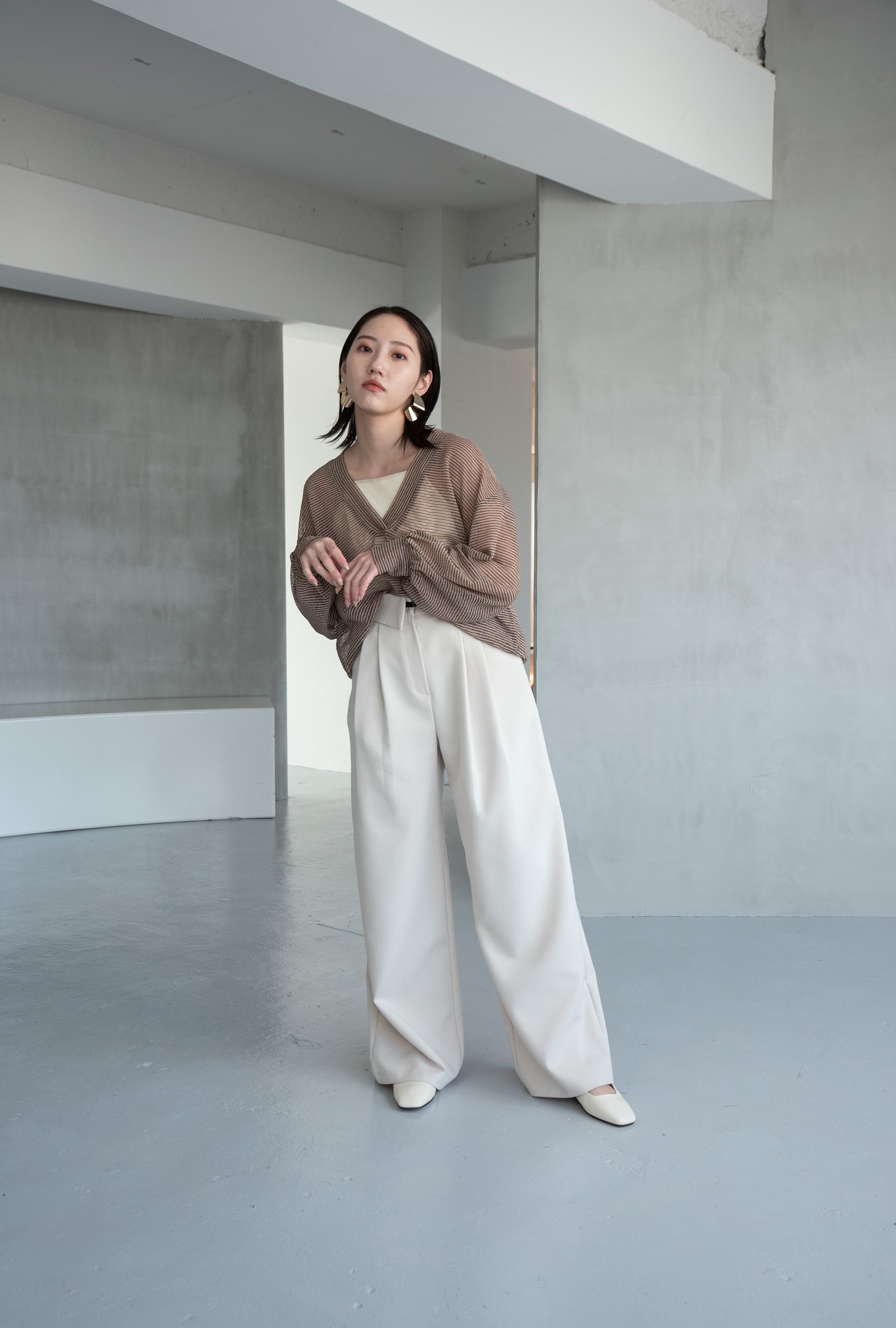 sheer border comfortable tops – eim online（エイム オンライン）