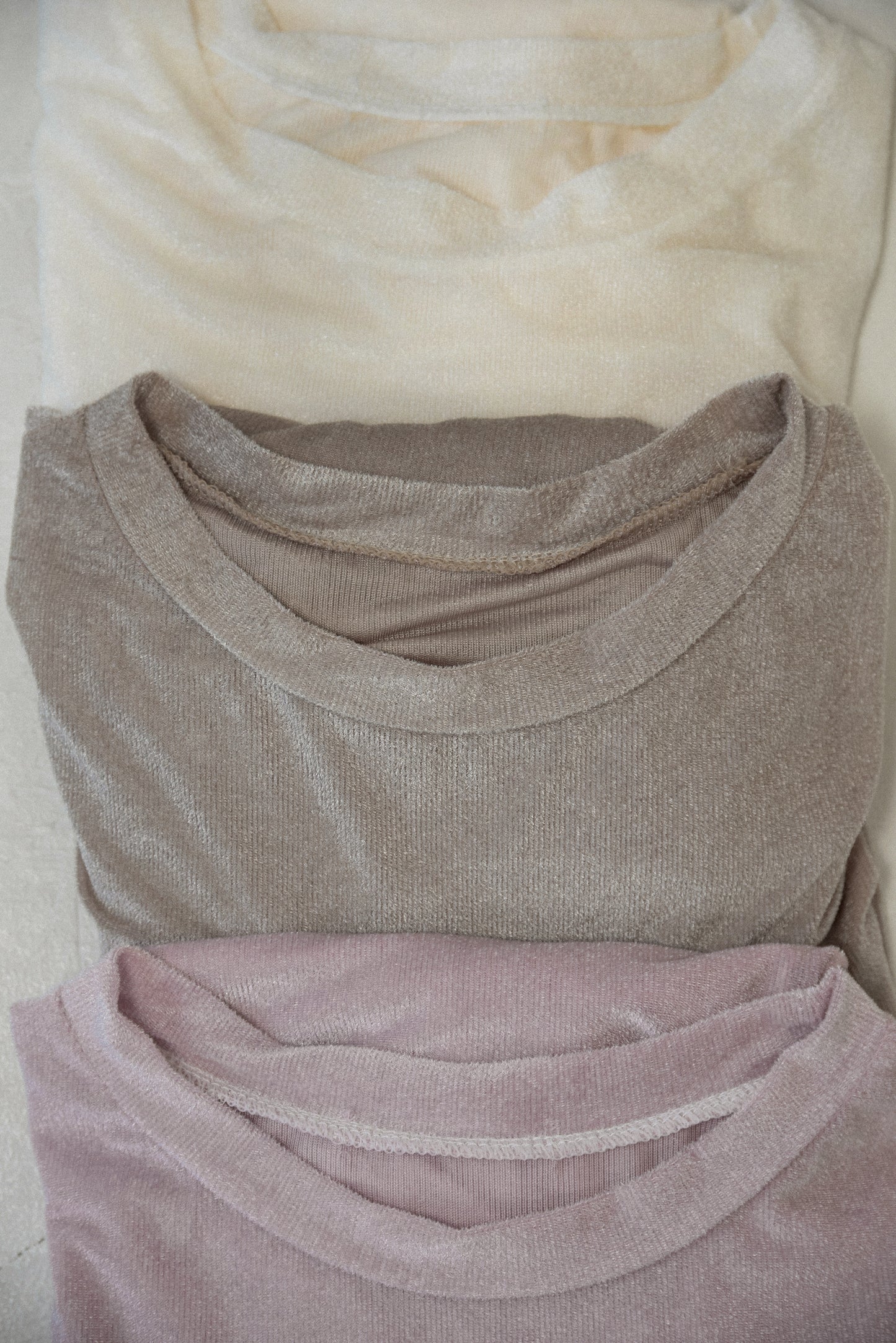 soft touch lightweight crewneck tops