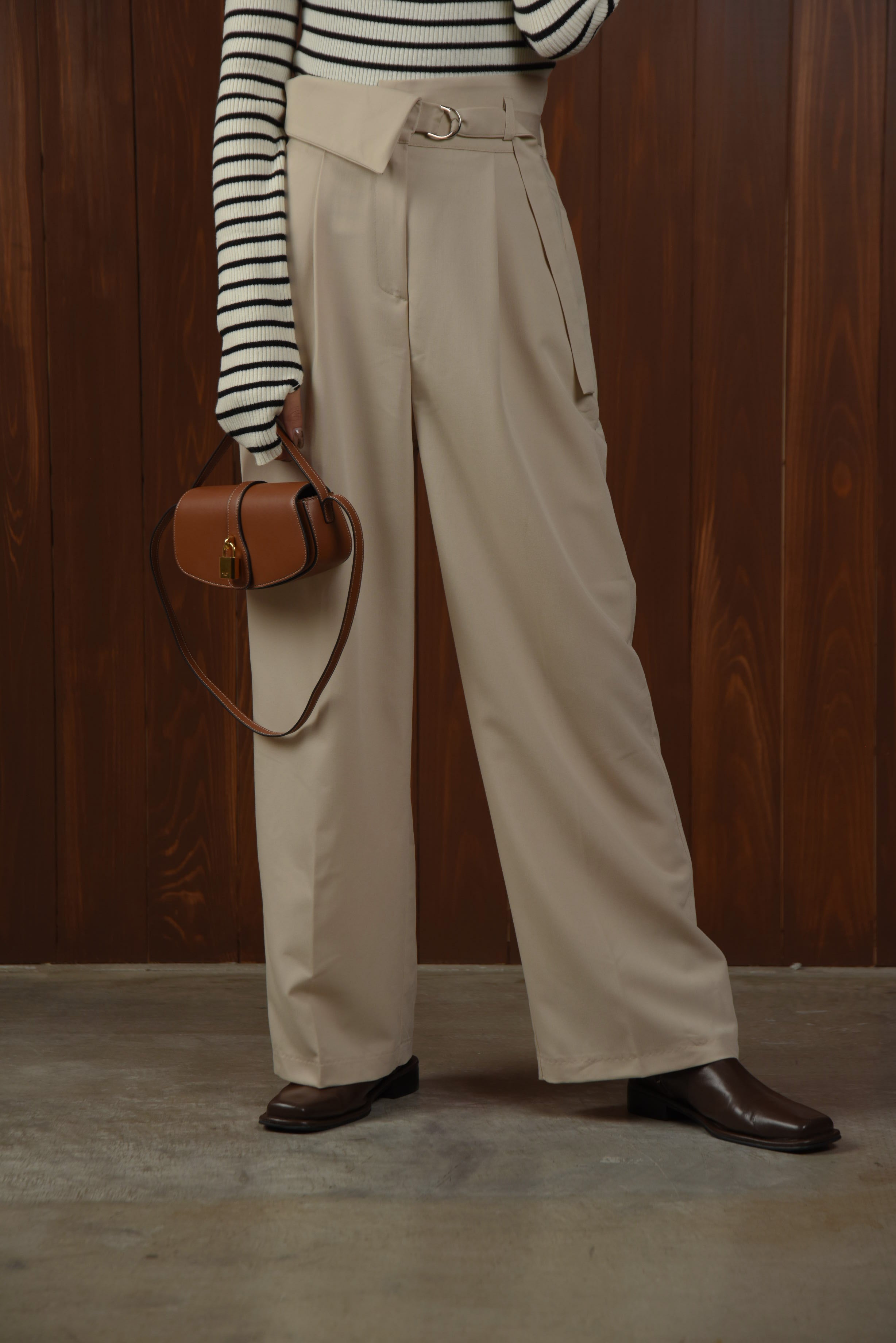 waist collar like design pants – eim online（エイム オンライン）